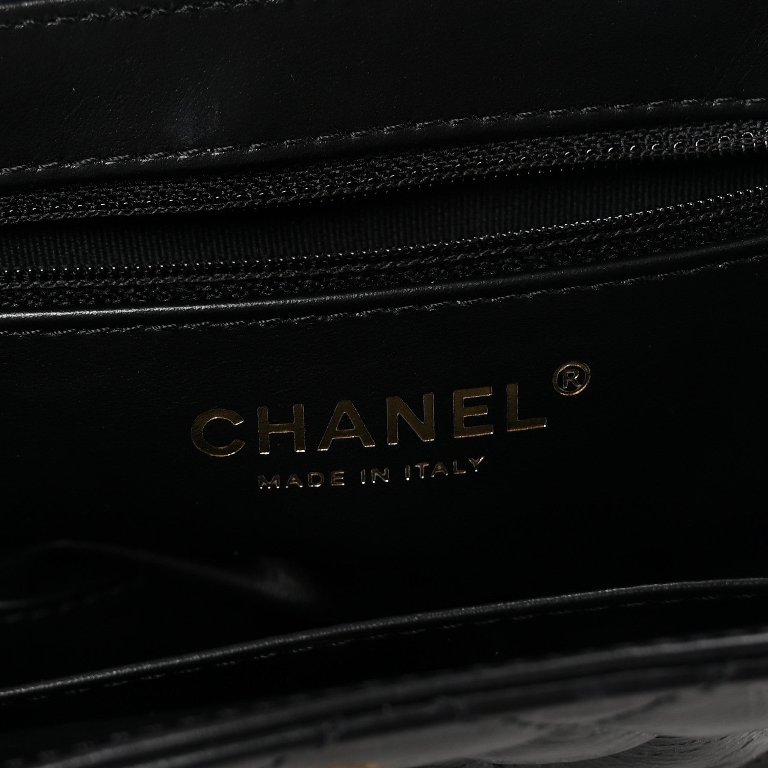 Shiny Aged Calfskin Quilted Nano Kelly Shopper Black