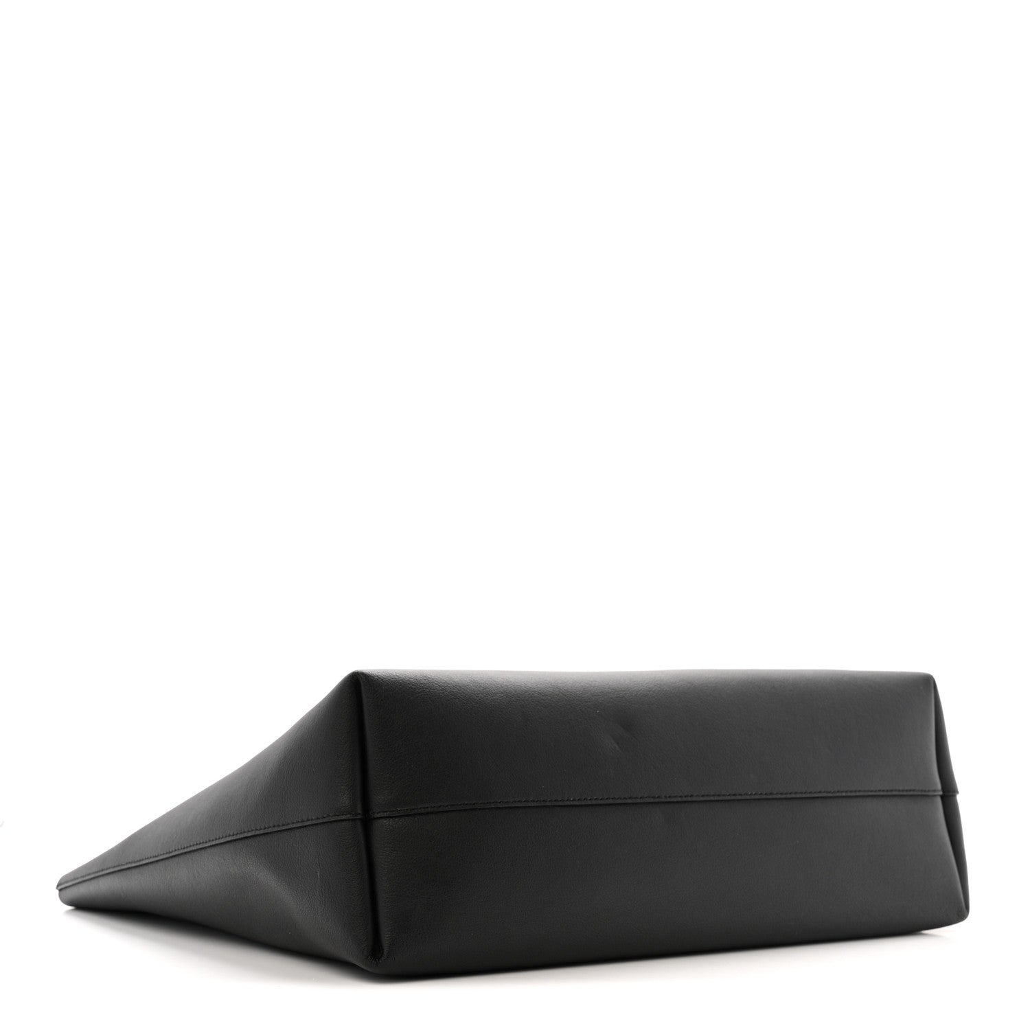 Calfskin Large Shopping Tote Black