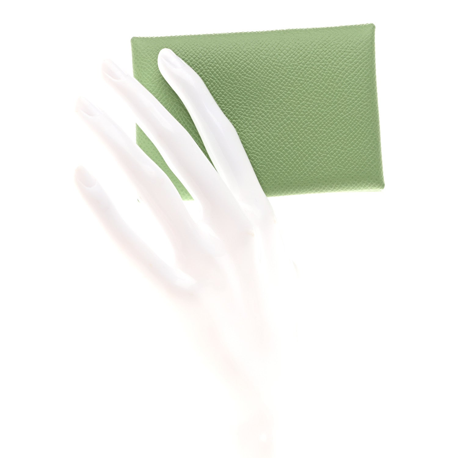 Epsom Calvi Duo Card Case Vert Criquet