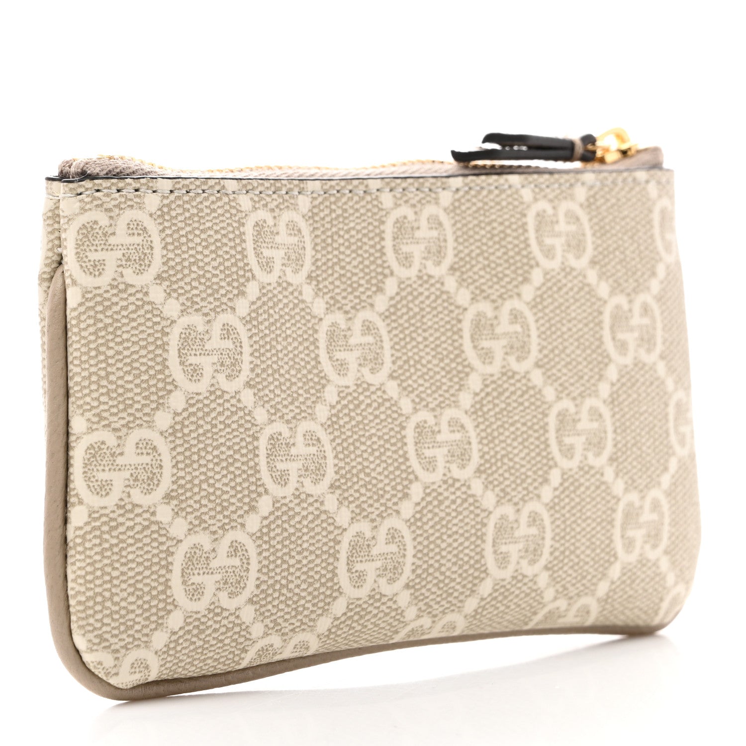 GG Supreme Monogram Selleria Key Case Mystic White Oatmeal