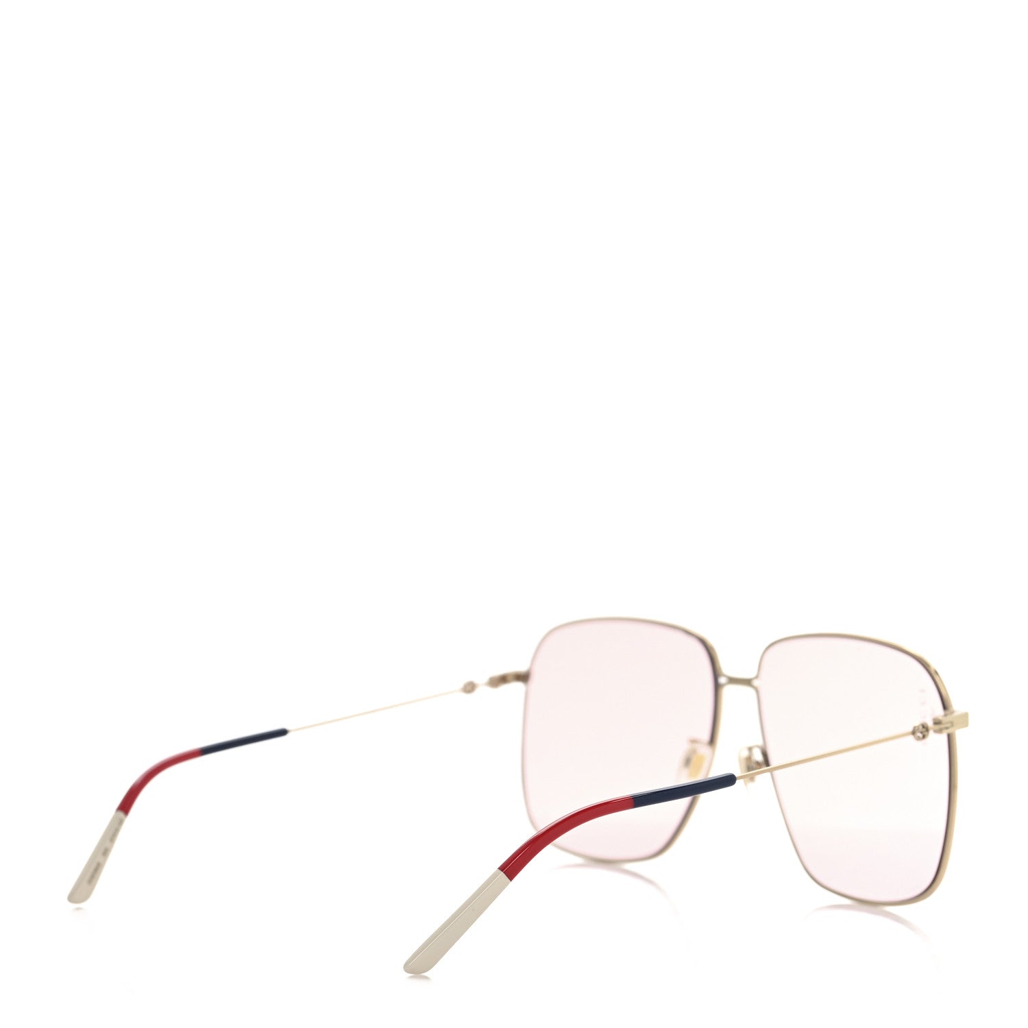 Rectangular Frame Interlocking G Sunglasses GG0394S Pink