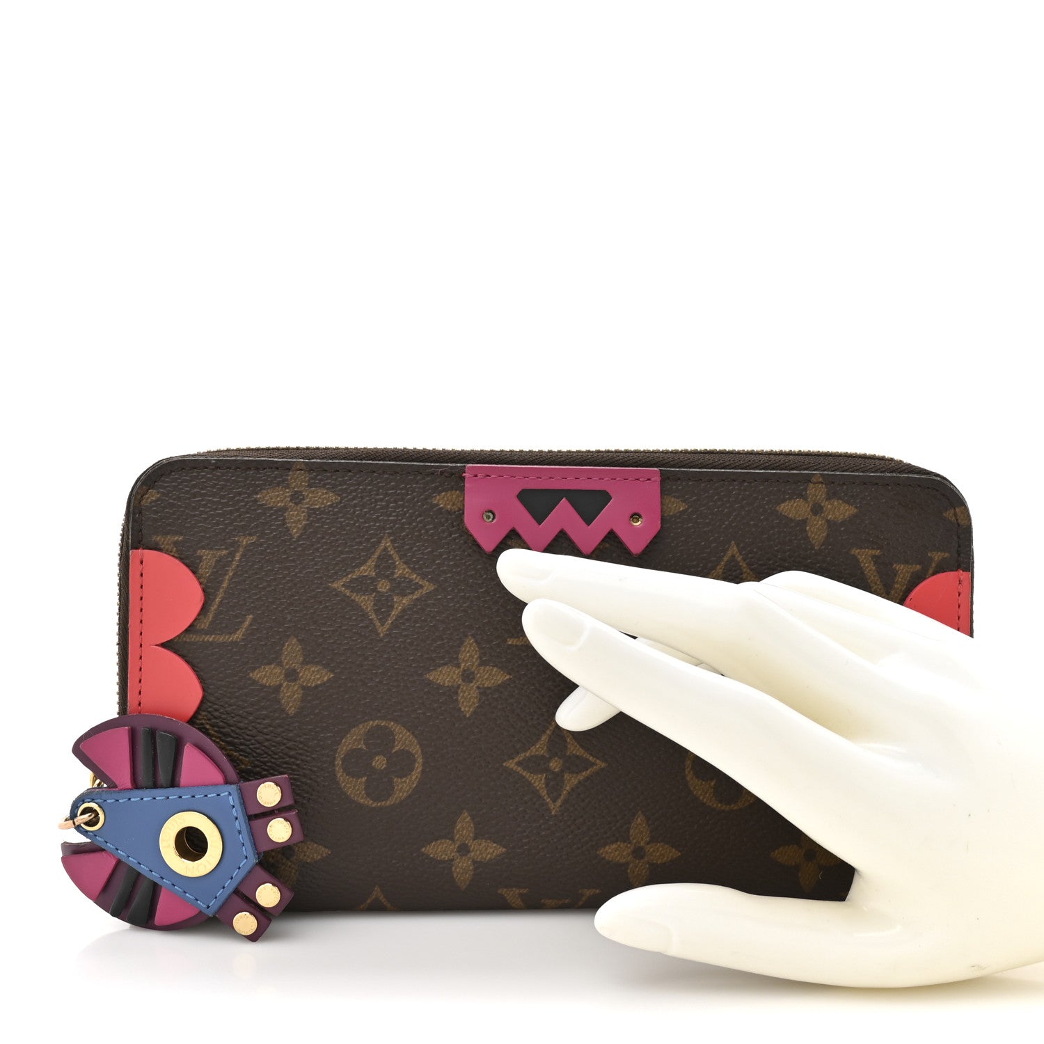 Monogram Totem Zippy Wallet Flamingo