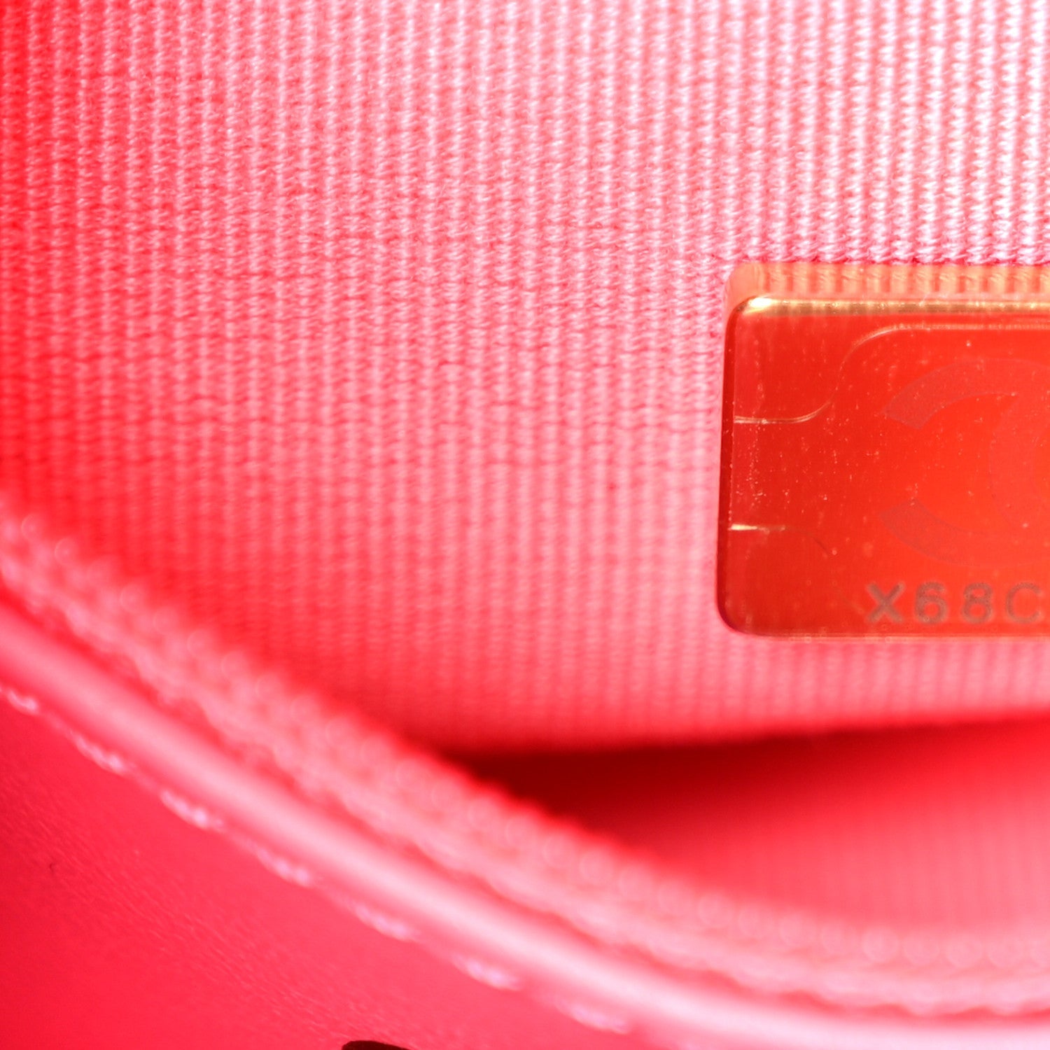 Shiny Aged Calfskin Quilted Nano Kelly Shopper Fuchsia