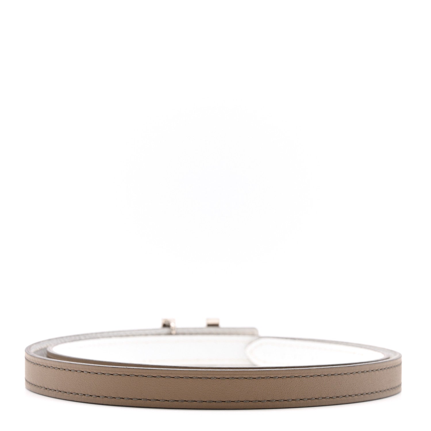 Epsom Swift 13mm H Medor Belt 70 28 White Etoupe