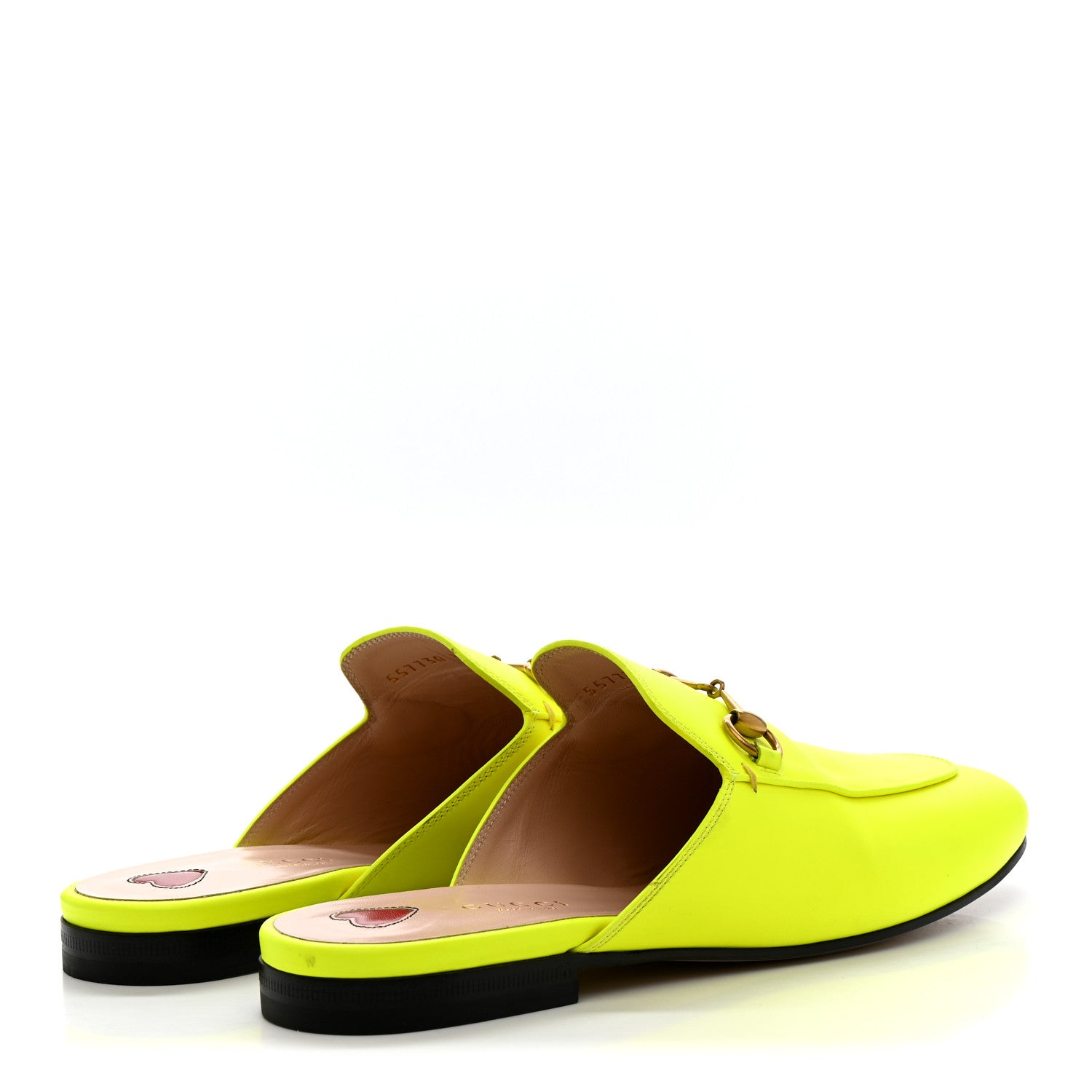Malaga Kid Womens Princetown Slippers 38 Yellow Fluo