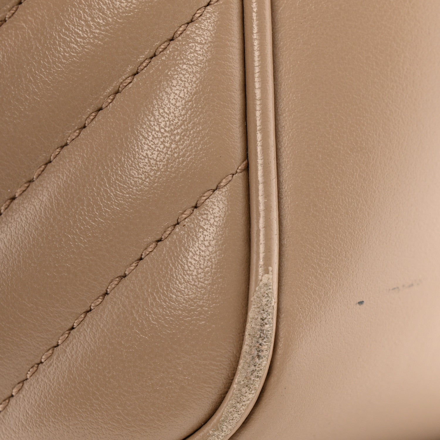Calfskin Matelasse Monogram Lou Camera Bag Nude Powder