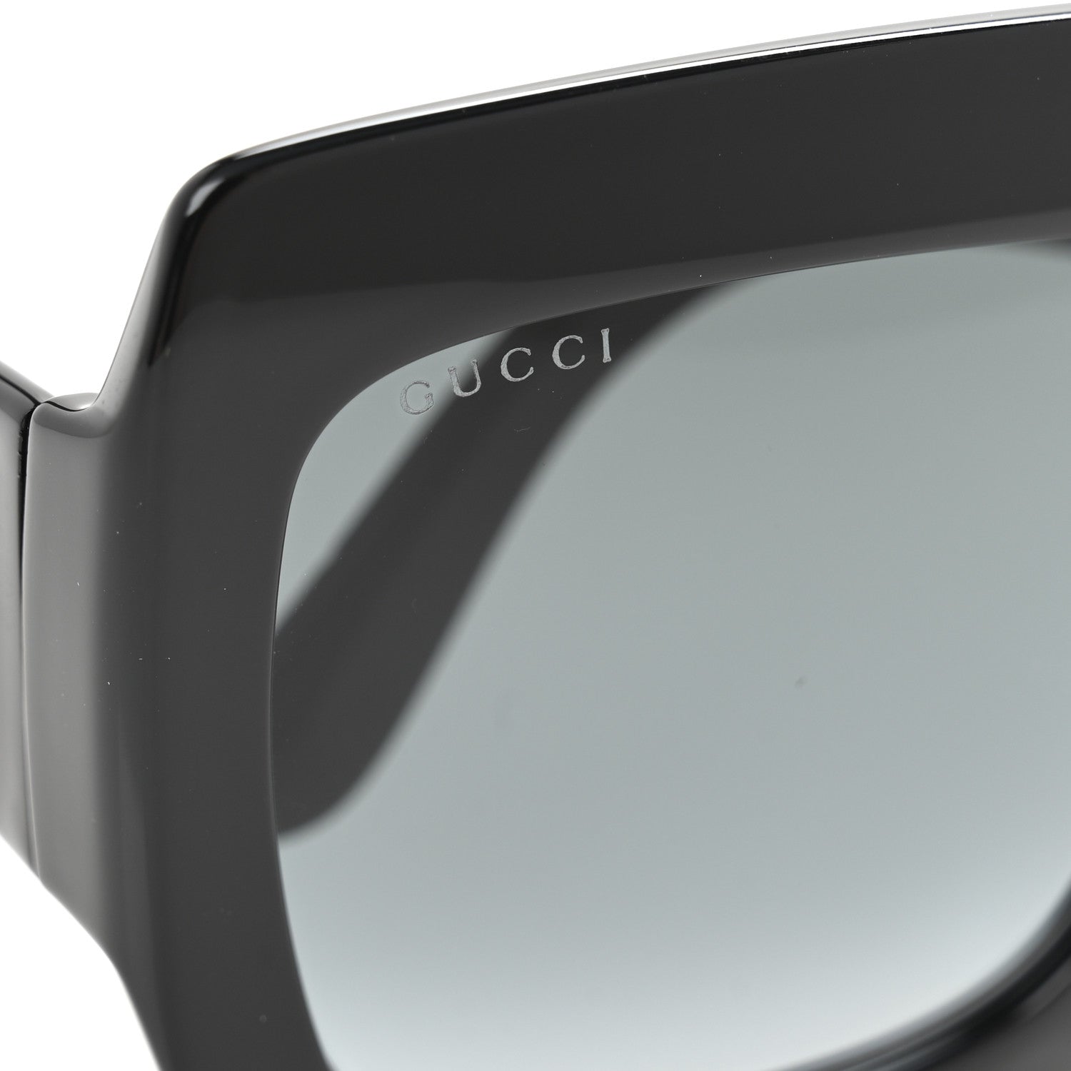 Acetate Square Frame Sunglasses GG0053SN Black