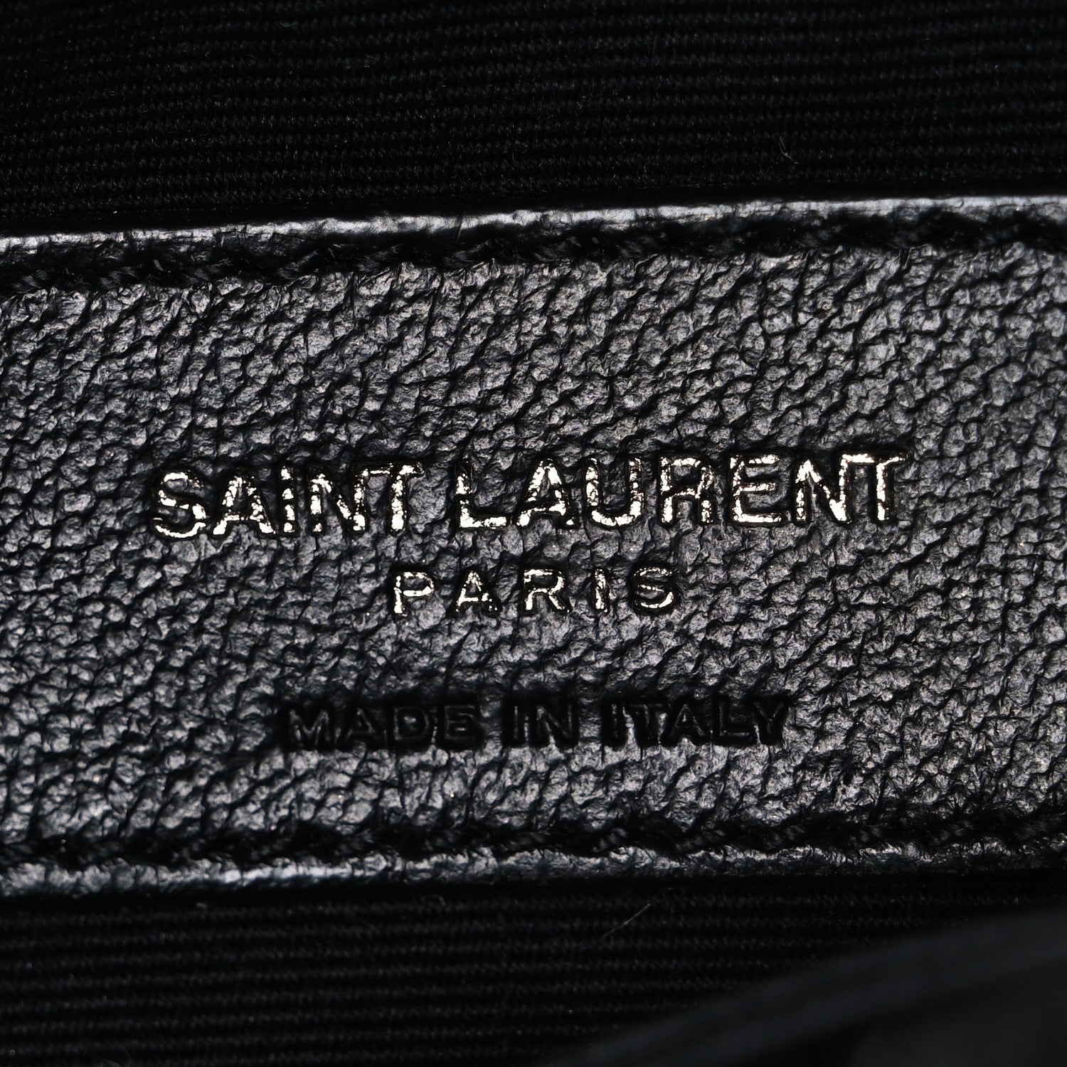 Crinkled Calfskin Matelasse Monogram Niki Chain Wallet Black