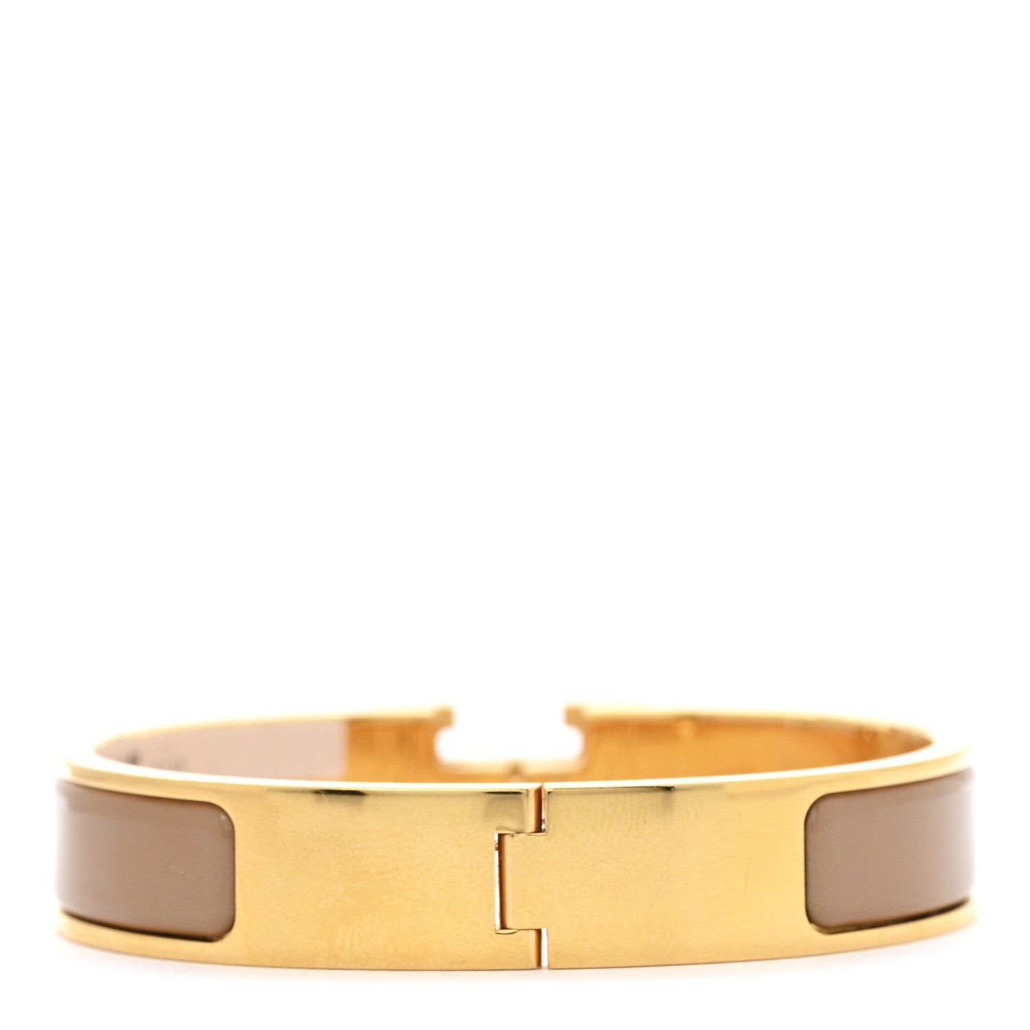 Enamel Narrow Clic Clac H Bracelet PM Chataigne