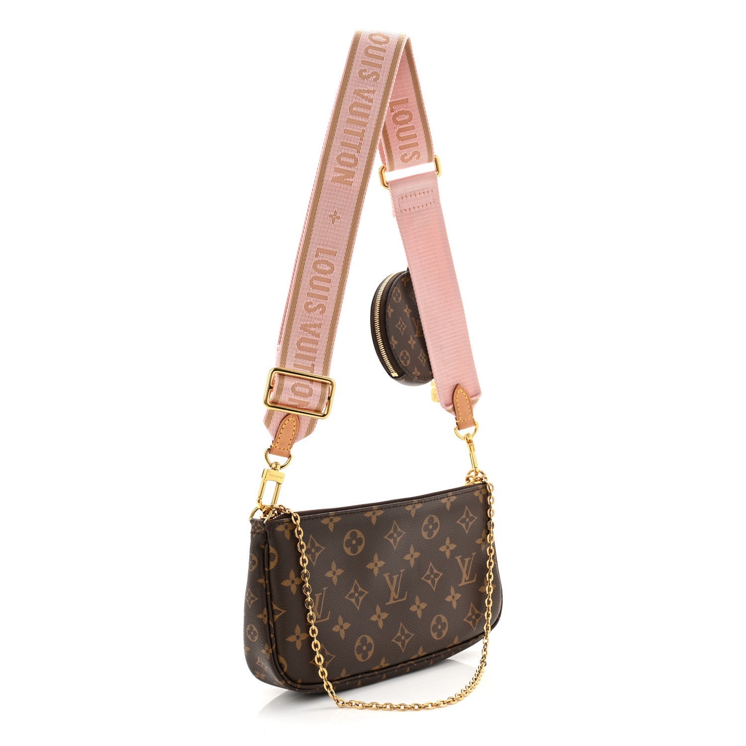 Monogram Multi Pochette Accessories Rose Clair