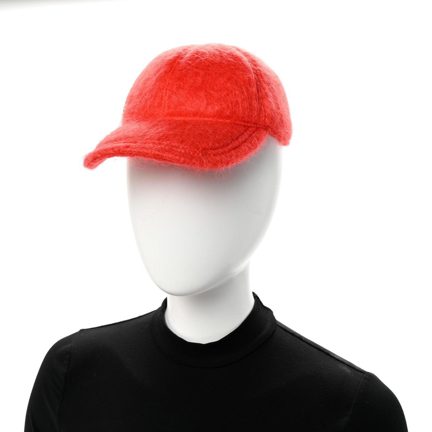 Mohair GG Lauren Baseball Hat S Orange