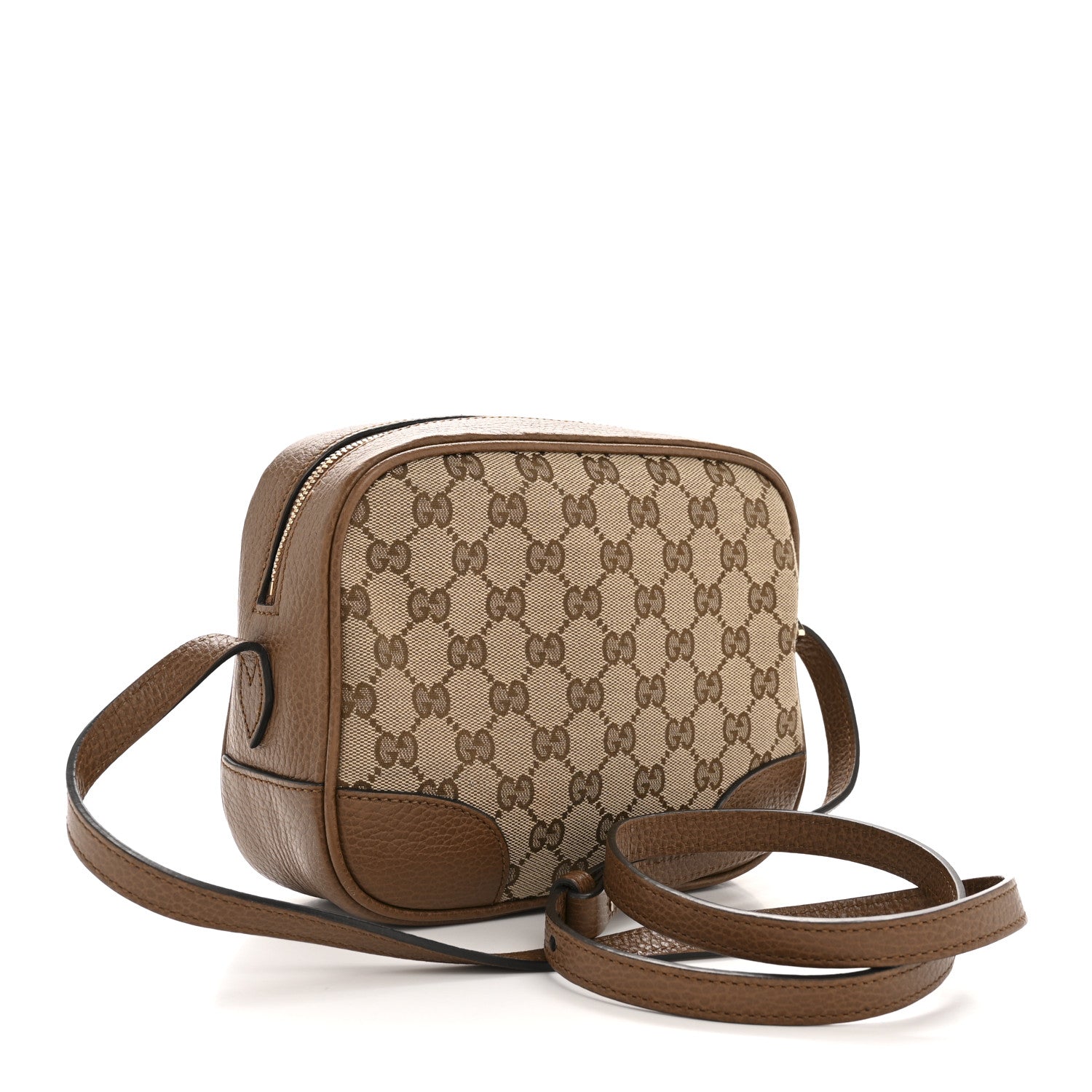 Monogram Mini Bree Messenger Bag Beige Tabacco