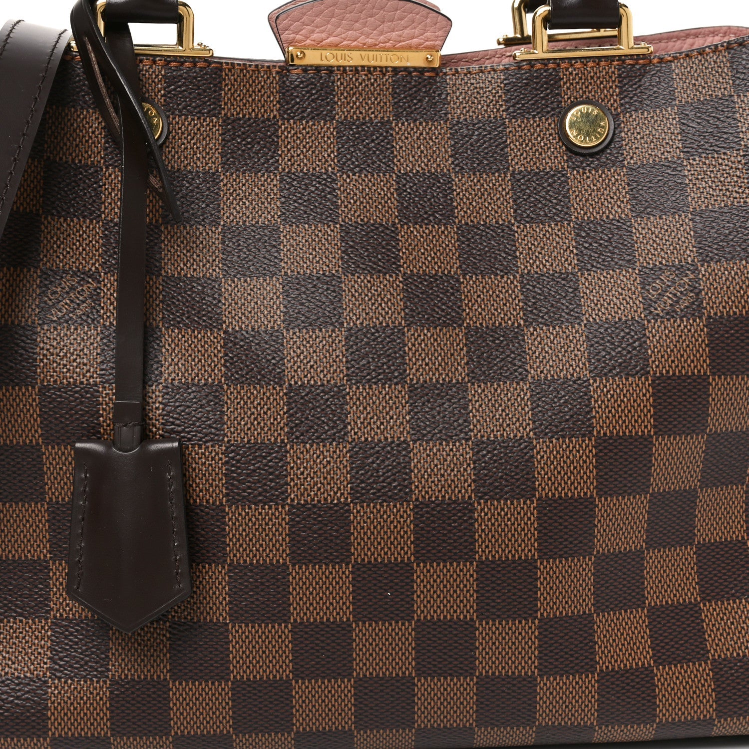Damier Ebene Cuir Taurillon Brittany Magnolia