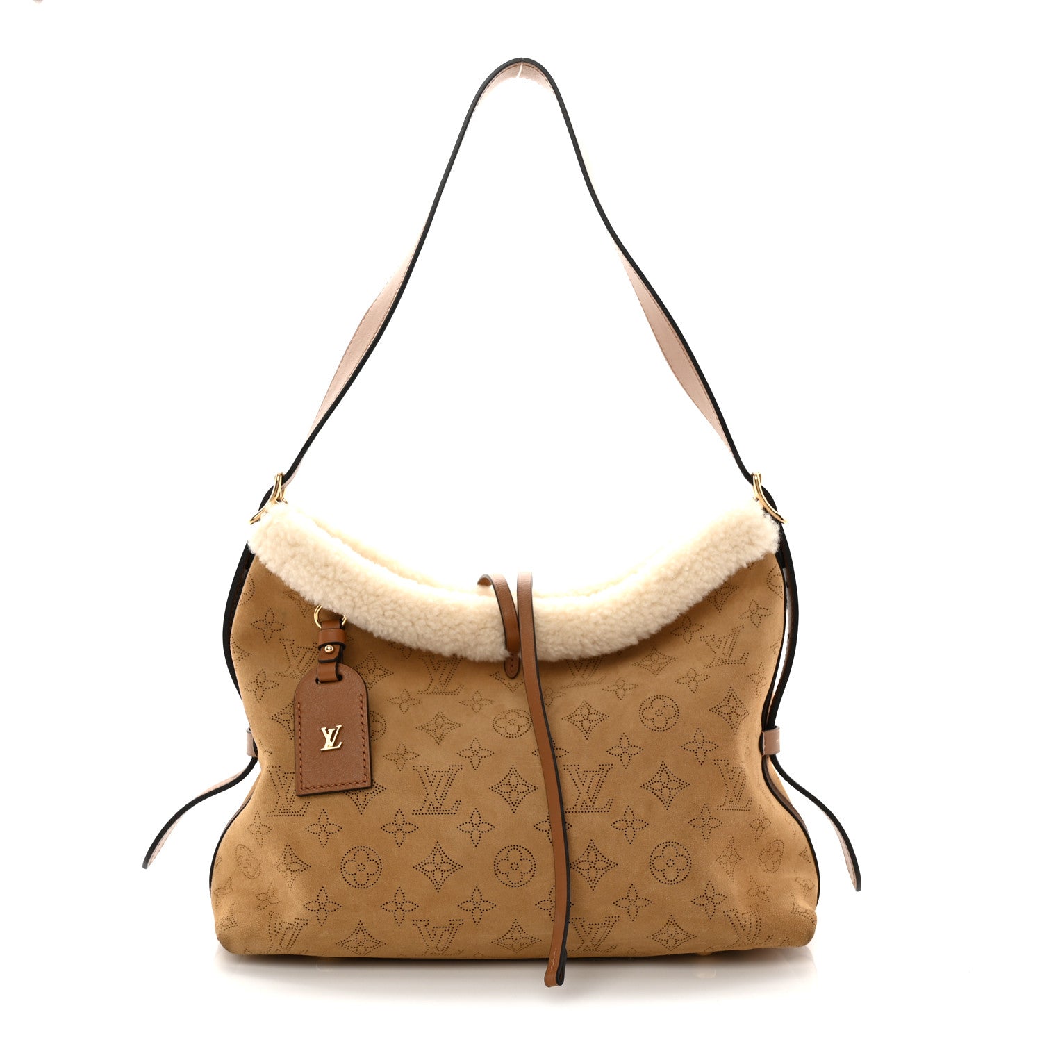 Suede Mahina CarryAll PM Beige