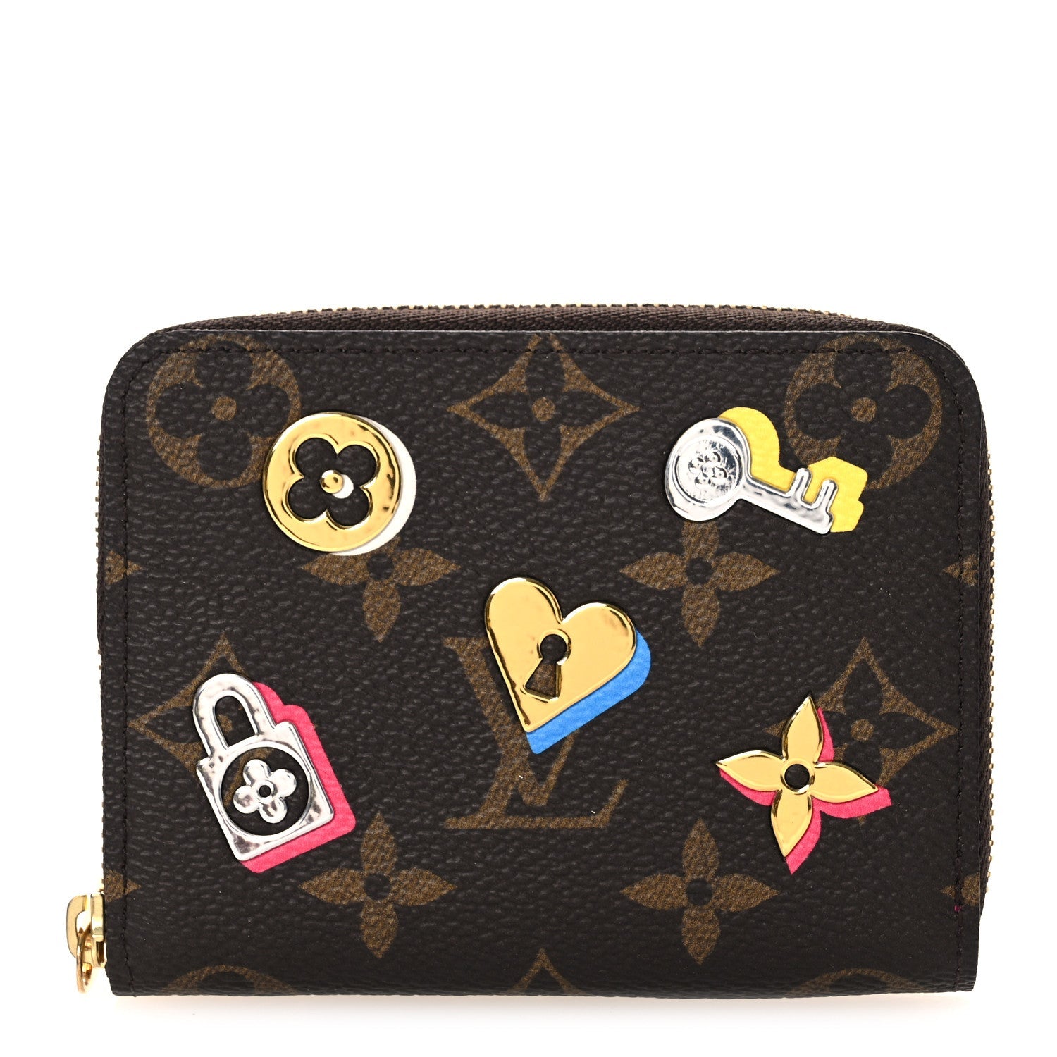 Monogram LV Love Lock Zippy Coin Purse
