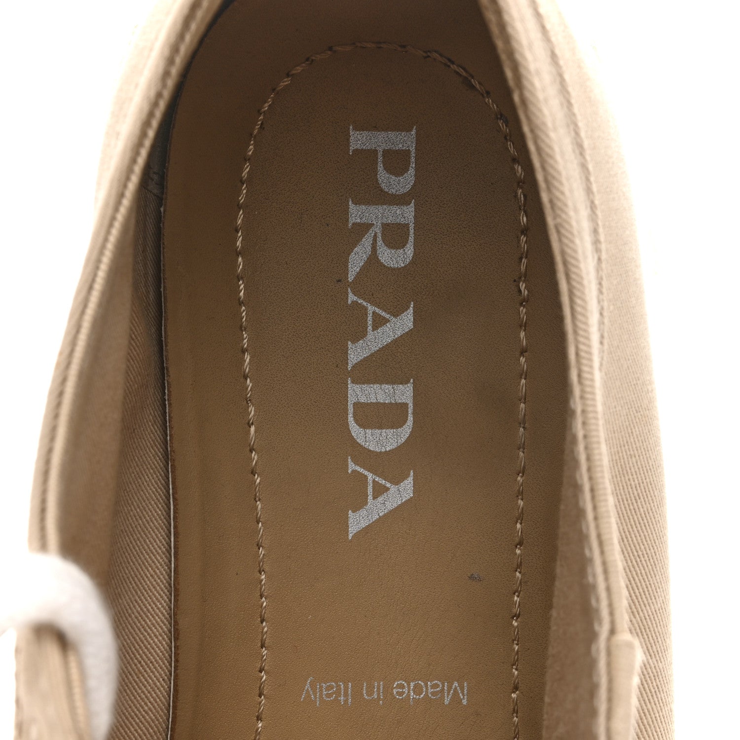 Canvas Gabardine Espadrille 45mm Platform Sneakers 37.5 Corda
