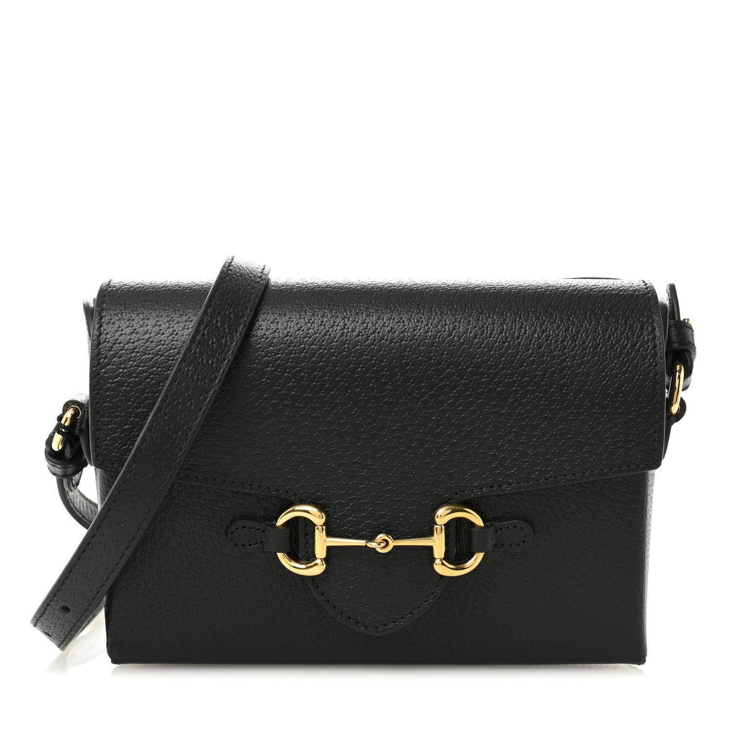 Calfskin Horsebit 1955 Shoulder Bag Black