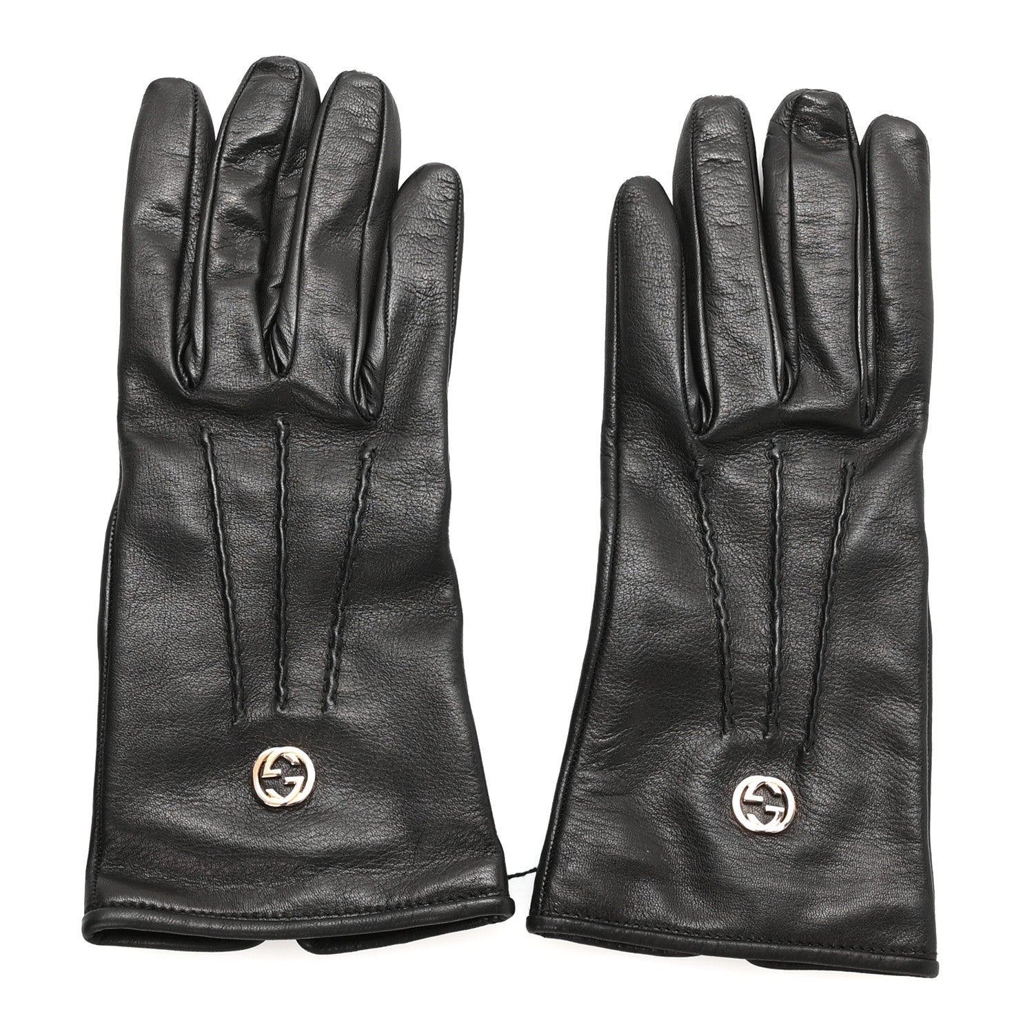 Lambskin Donna GG Gloves Black