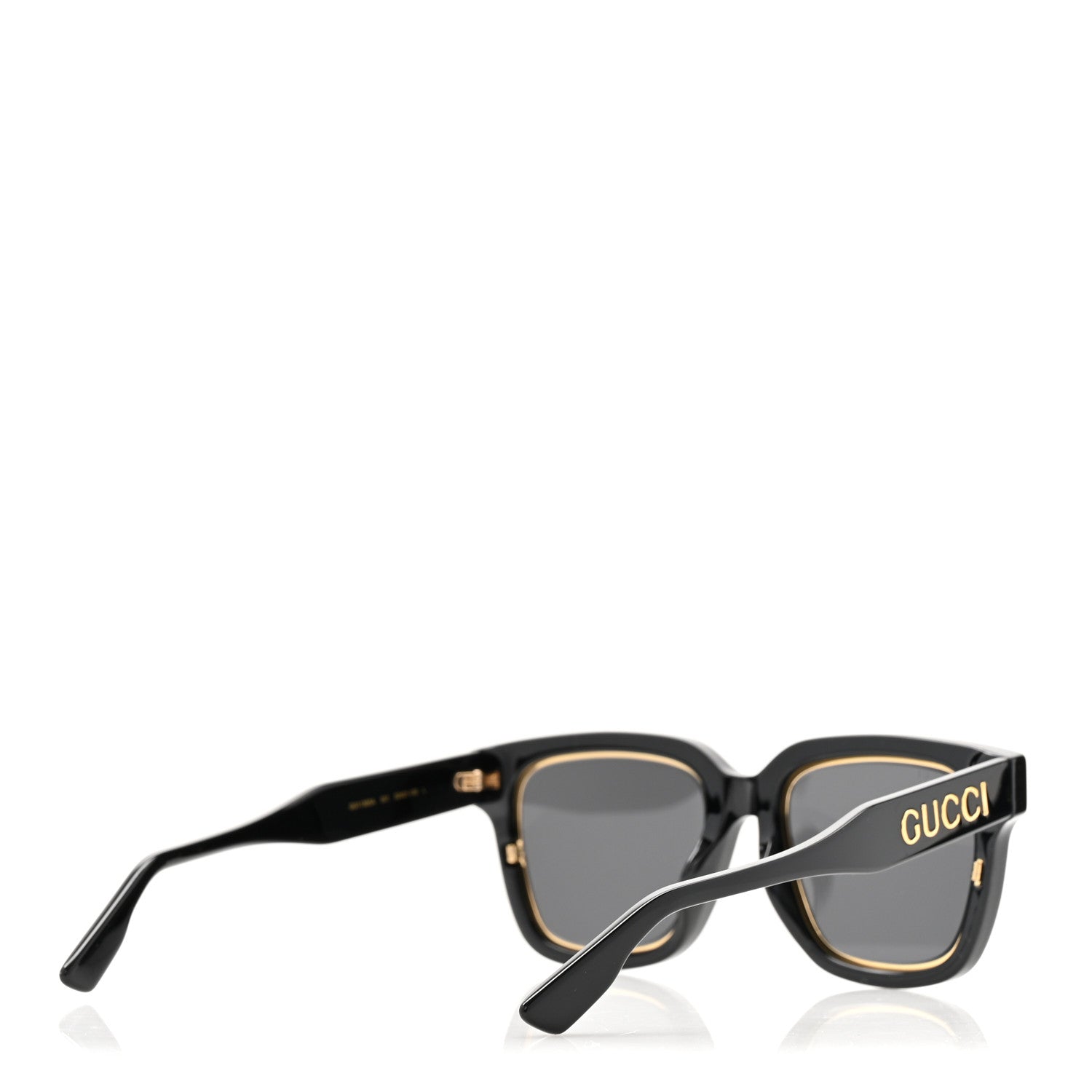 Acetate Square Frame Sunglasses GG1136SA Black