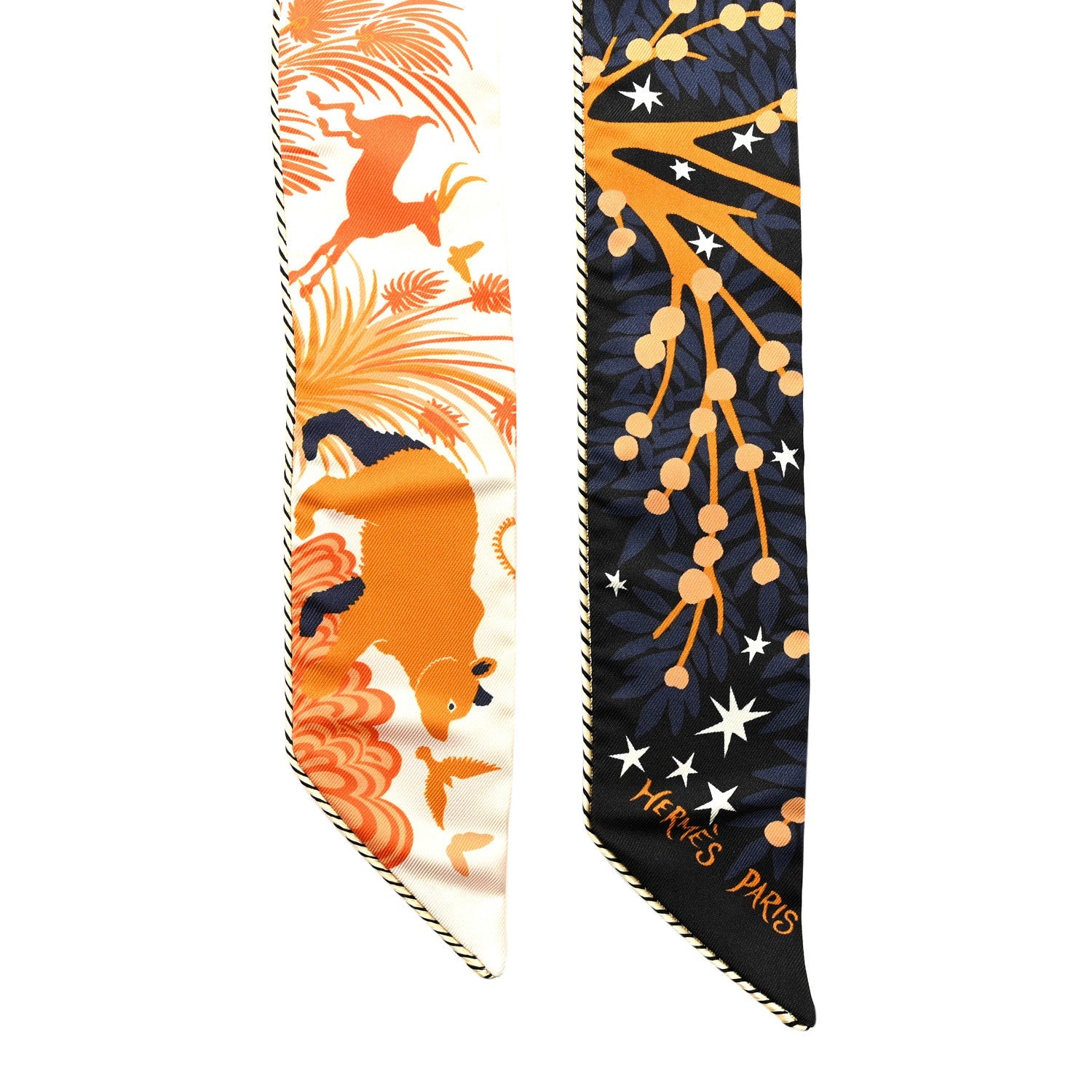 Silk Le Charme D Orphee Twilly Black Orange Creme
