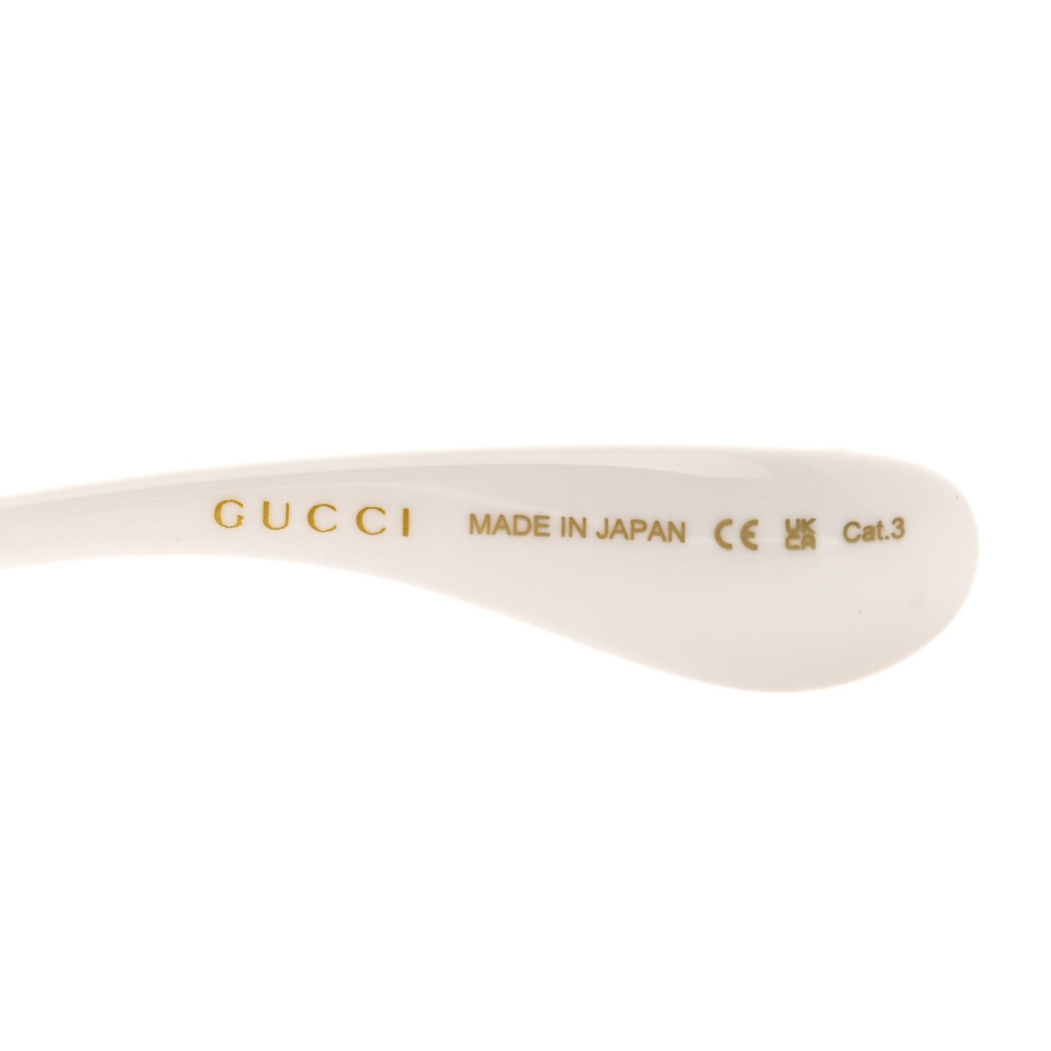Mask Shaped Frame Sunglasses GG1774S White