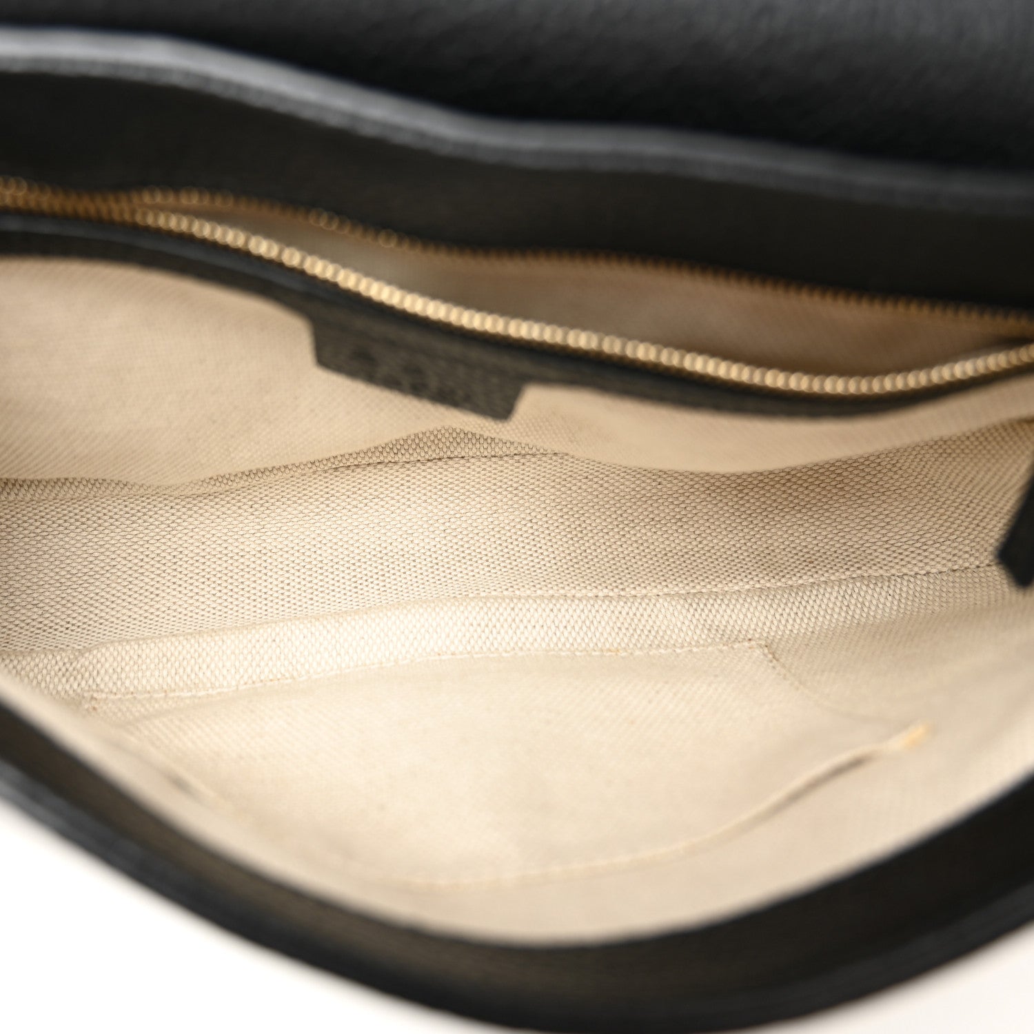 Pebbled Calfskin Medium Soho Flap Crossbody Black