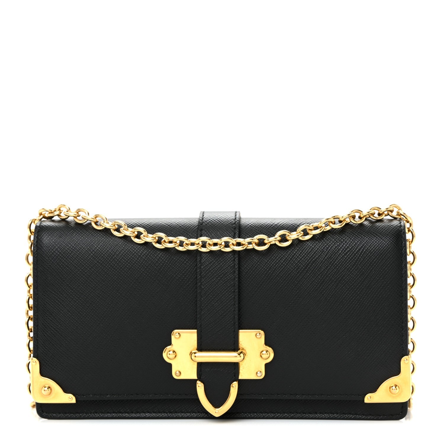 Saffiano Cahier Mini Bag Black