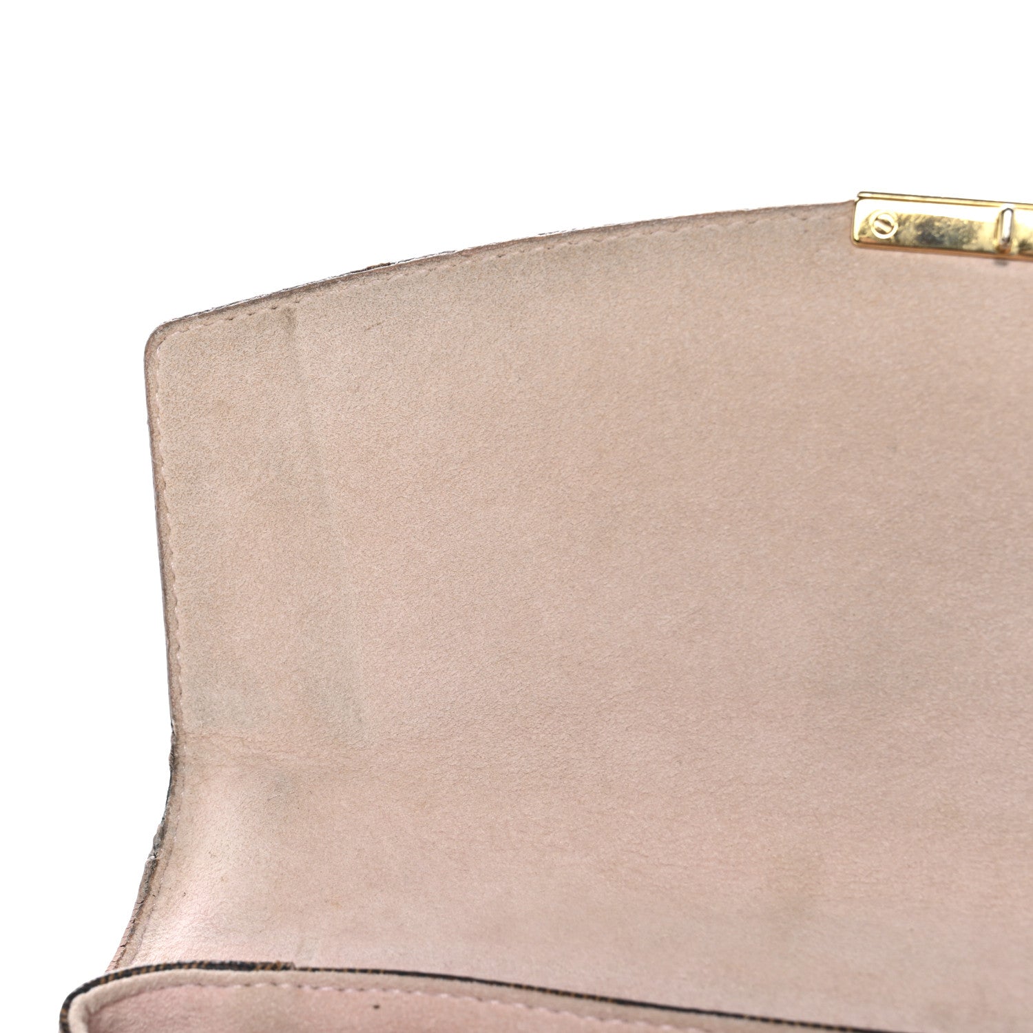 Damier Ebene Caissa Clutch Rose Ballerine