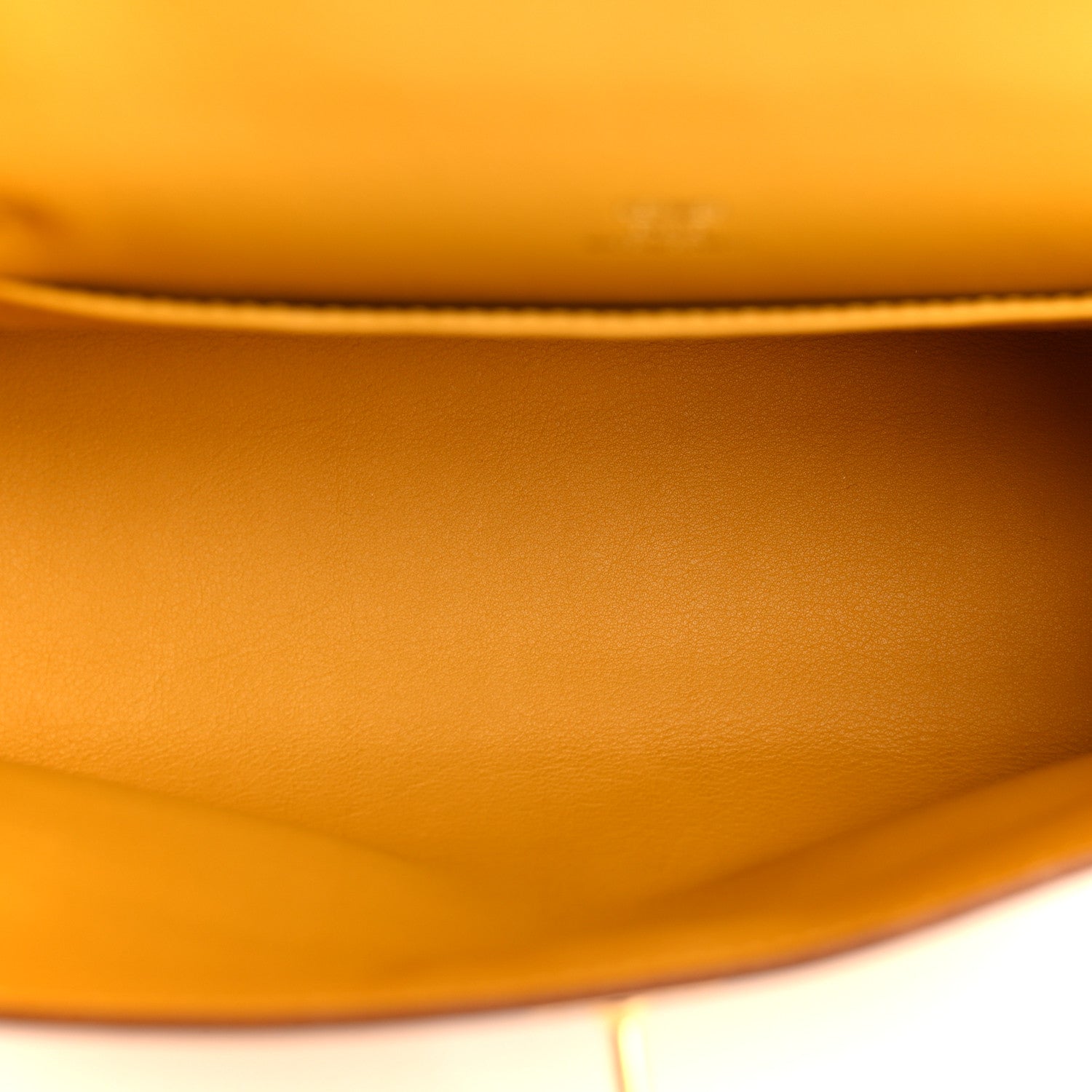 Swift Kelly Pochette Clutch Jaune Ambre