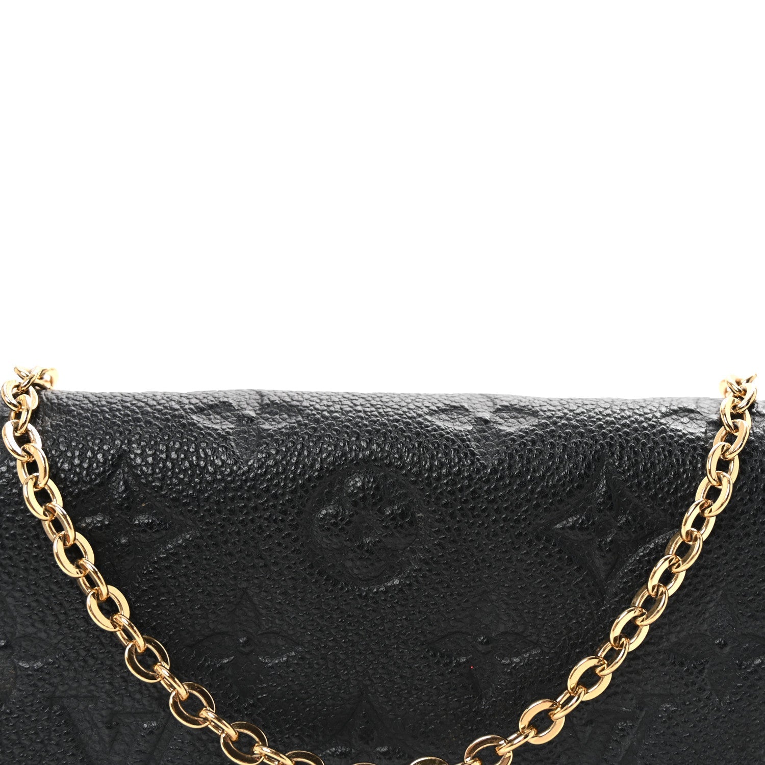 Empreinte Pochette Felicie Chain Wallet Black