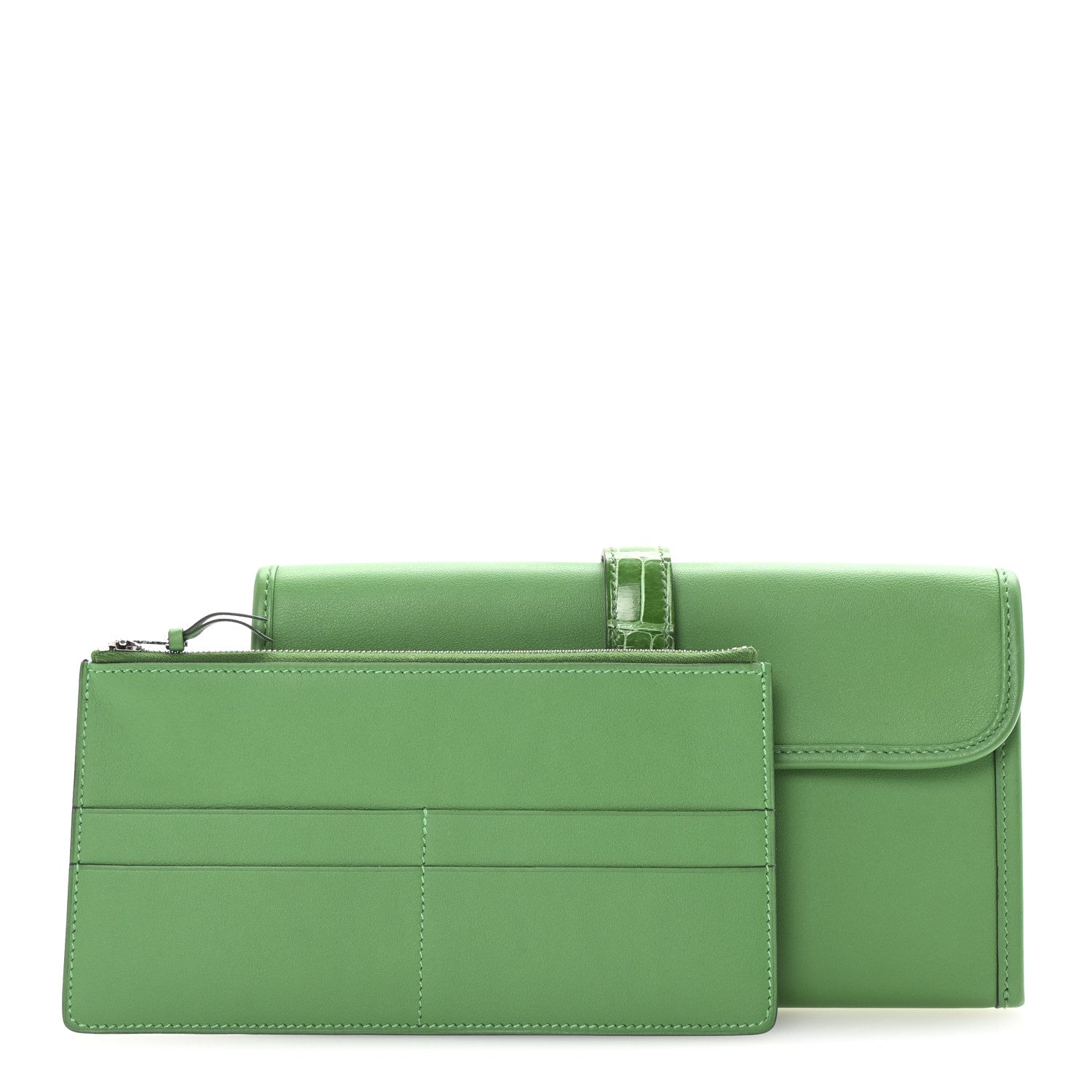 Swift Alligator Jige Touch Duo Clutch Bambou Cactus