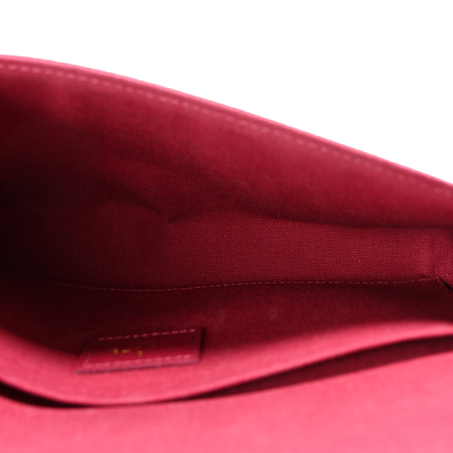 Monogram Pochette Felicie Chain Wallet Fuchsia
