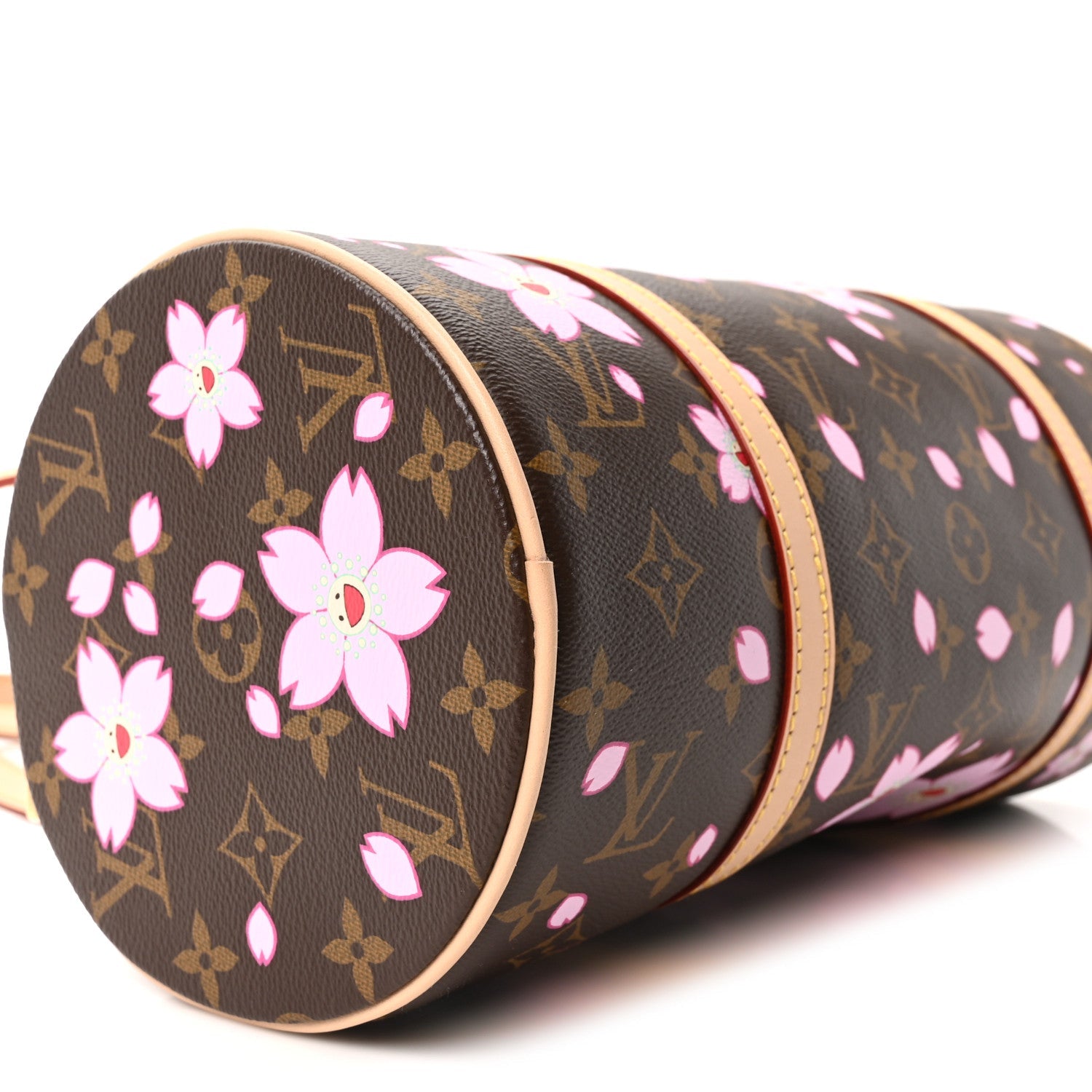 LV X TM Monogram Cherry Blossom Papillon Sakura Brown