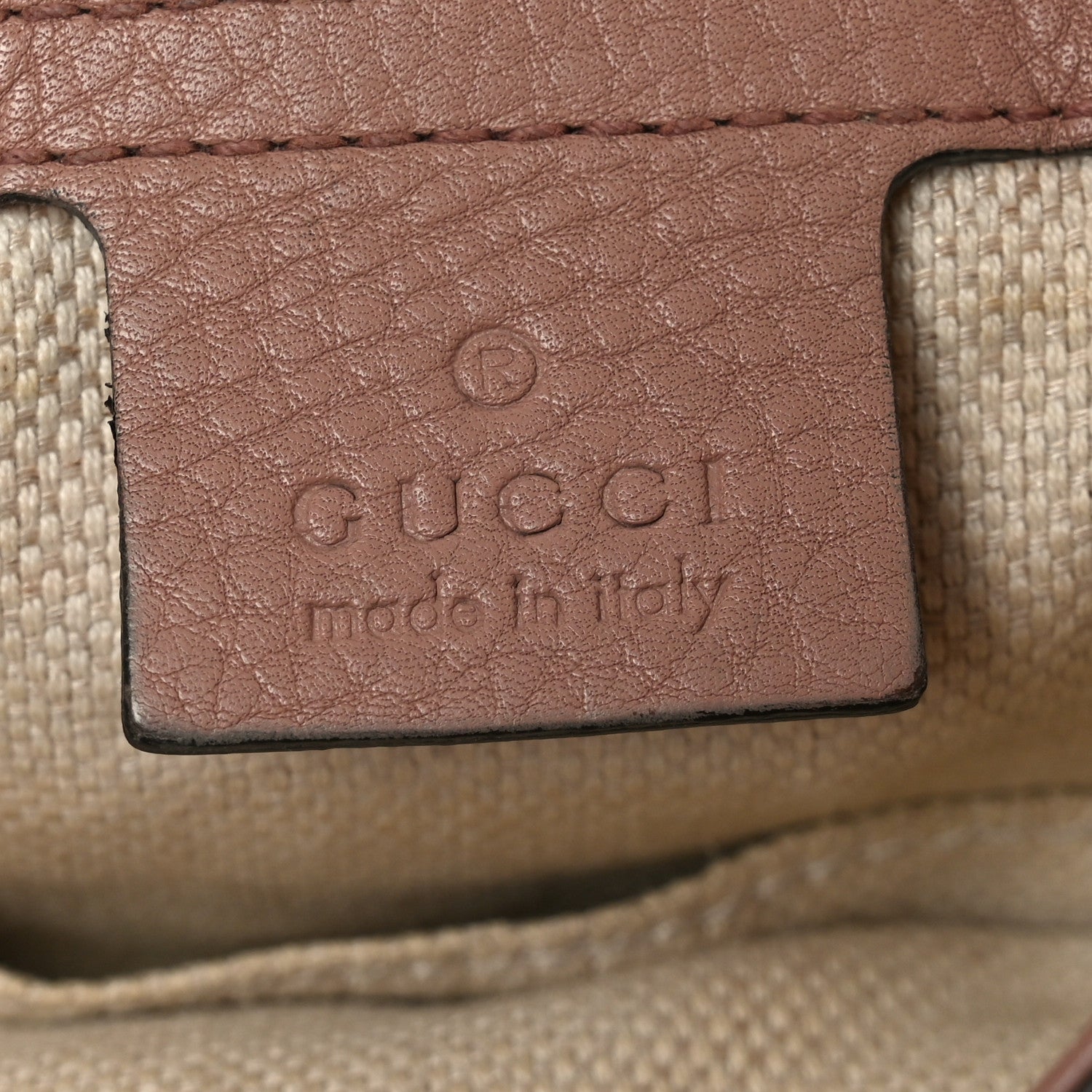 Pebbled Calfskin Medium Soho Flap Crossbody Pale Pink