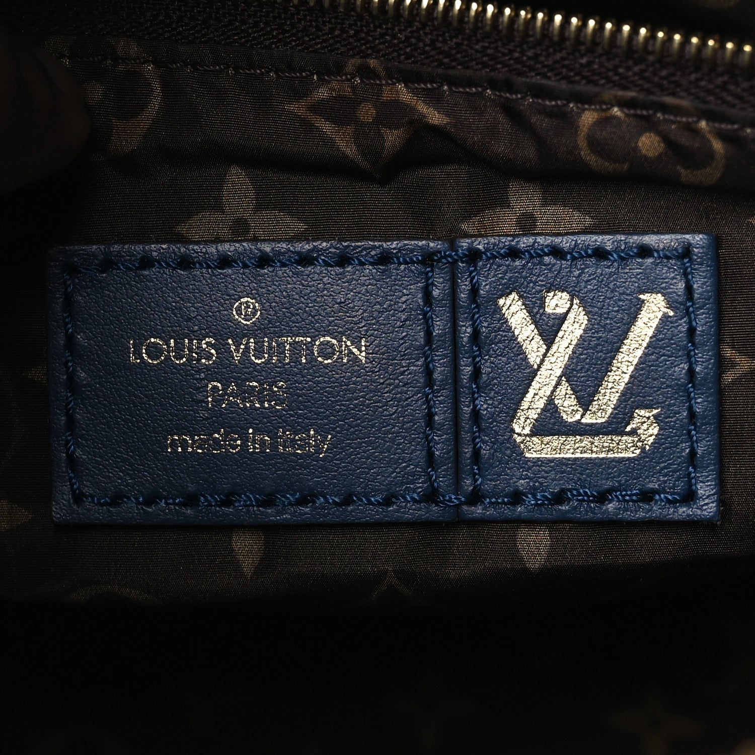 Econyl Mini Monogram Pillow Speedy Bandouliere 25 Navy