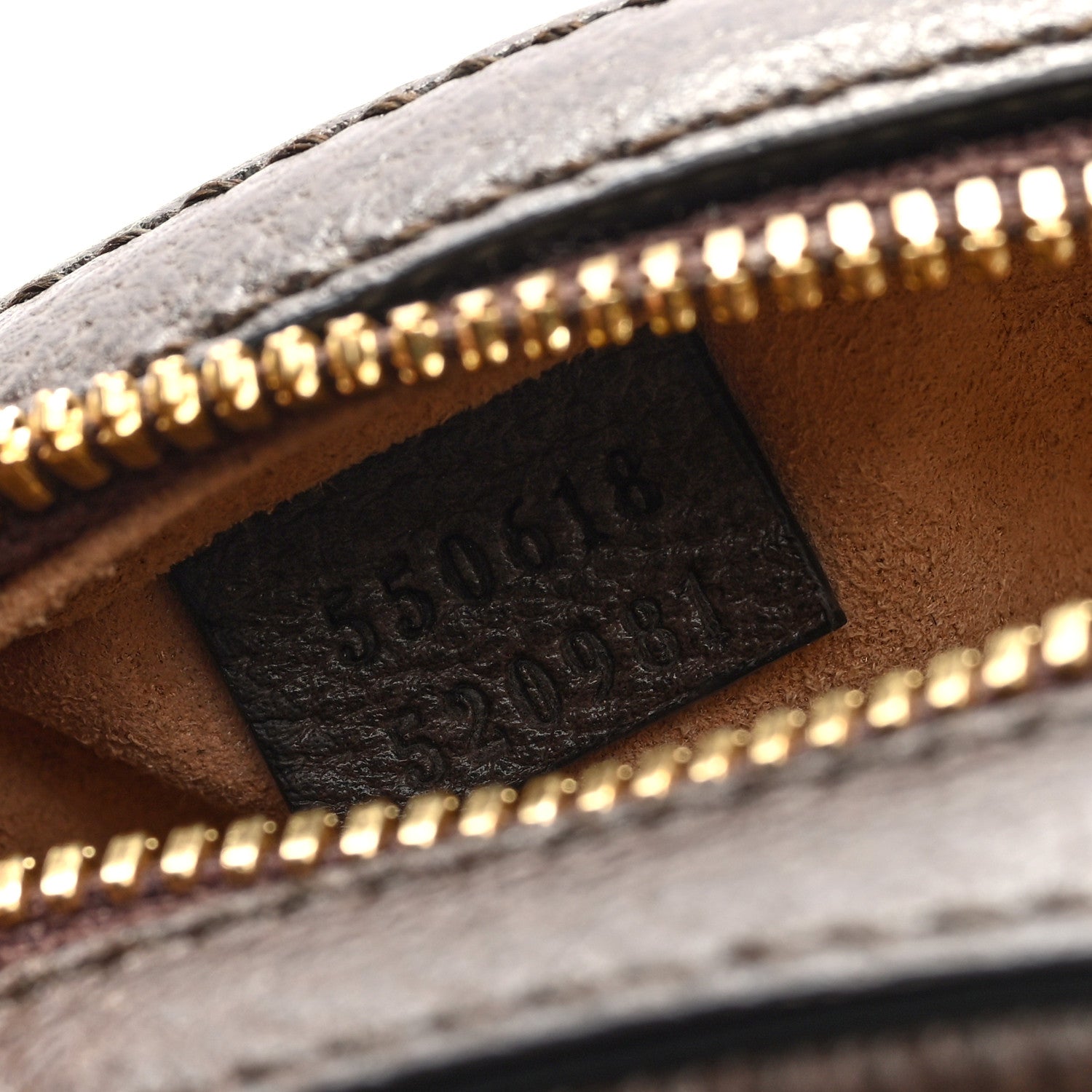 GG Supreme Monogram Web Mini Ophidia Round Shoulder Bag Brown