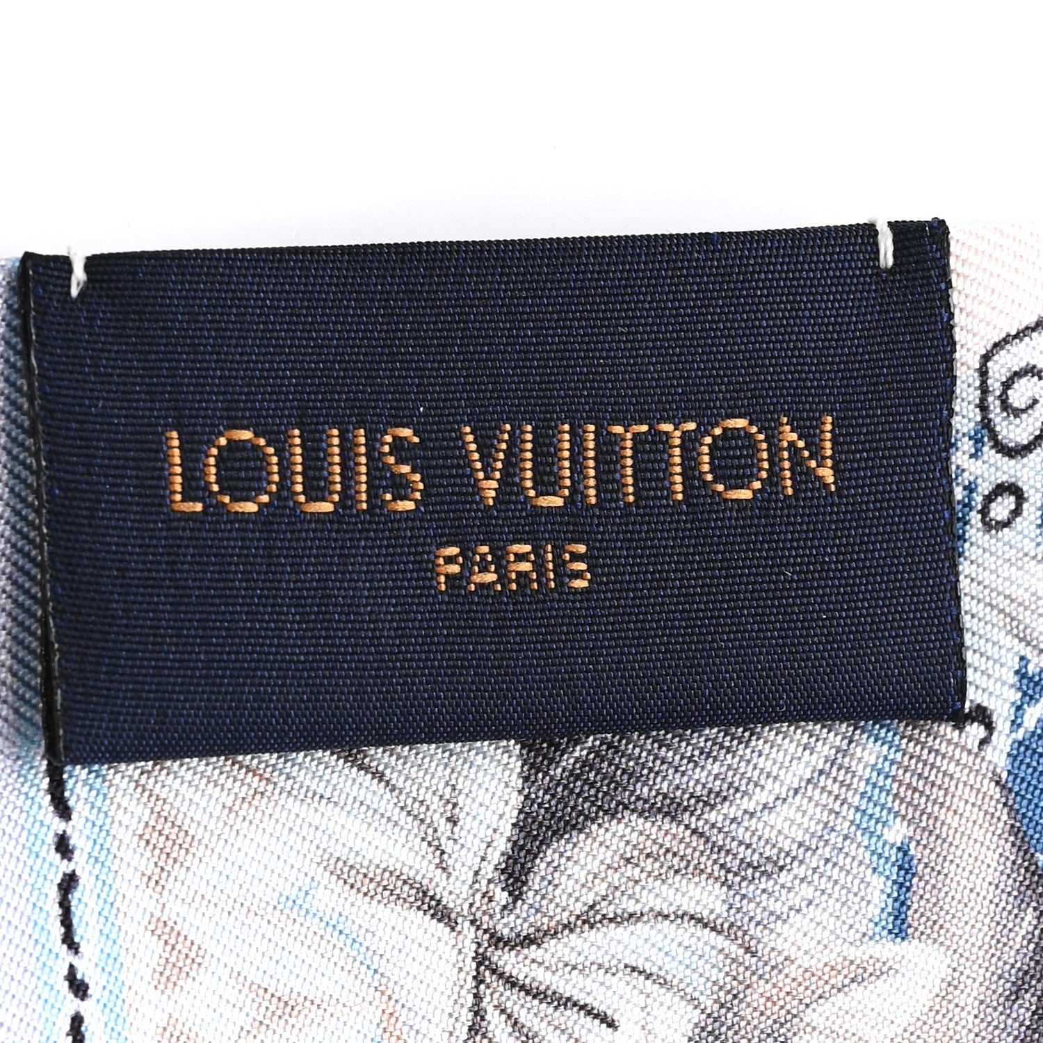 Silk Voyage Extraordinaire Bandeau Blue Grey