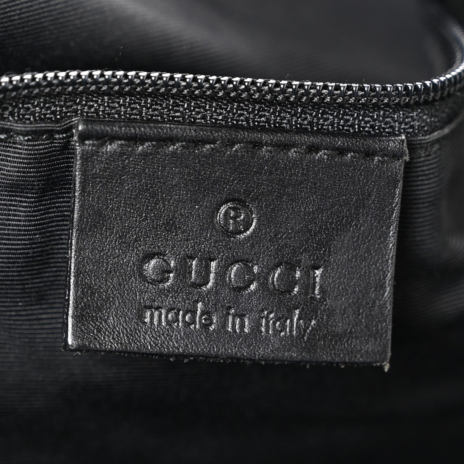 Denim Monogram Large Bucket Tote Black
