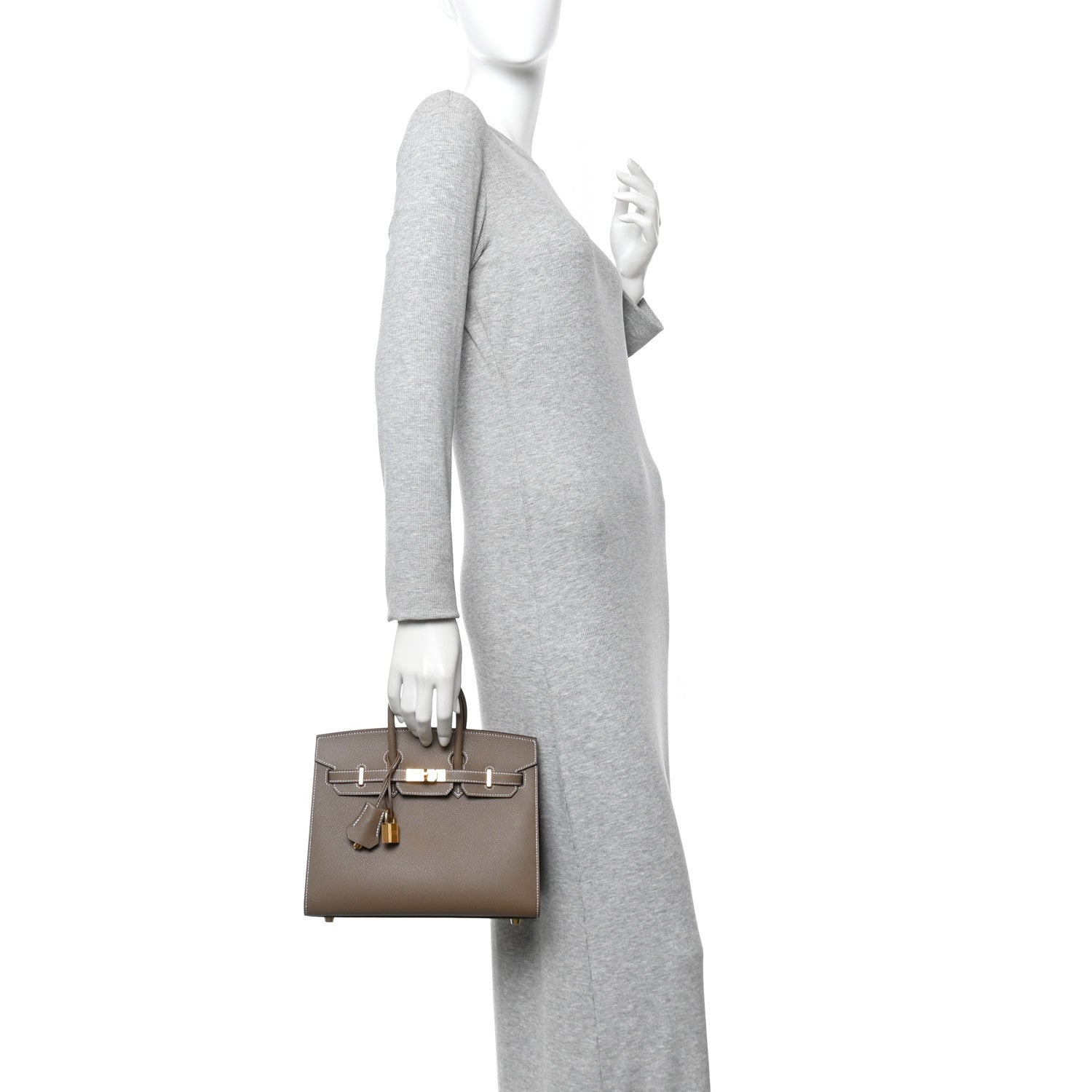 Epsom Birkin Sellier 25 Etoupe