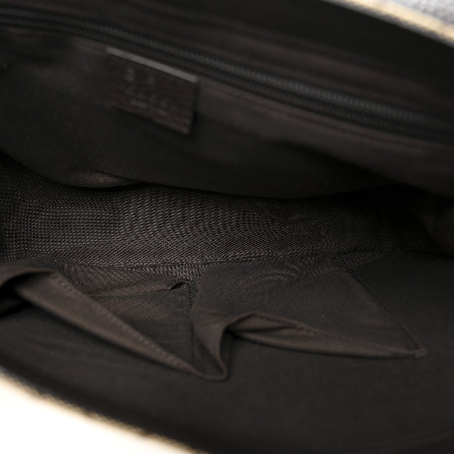 Monogram Flap Messenger Bag Beige Dark Brown