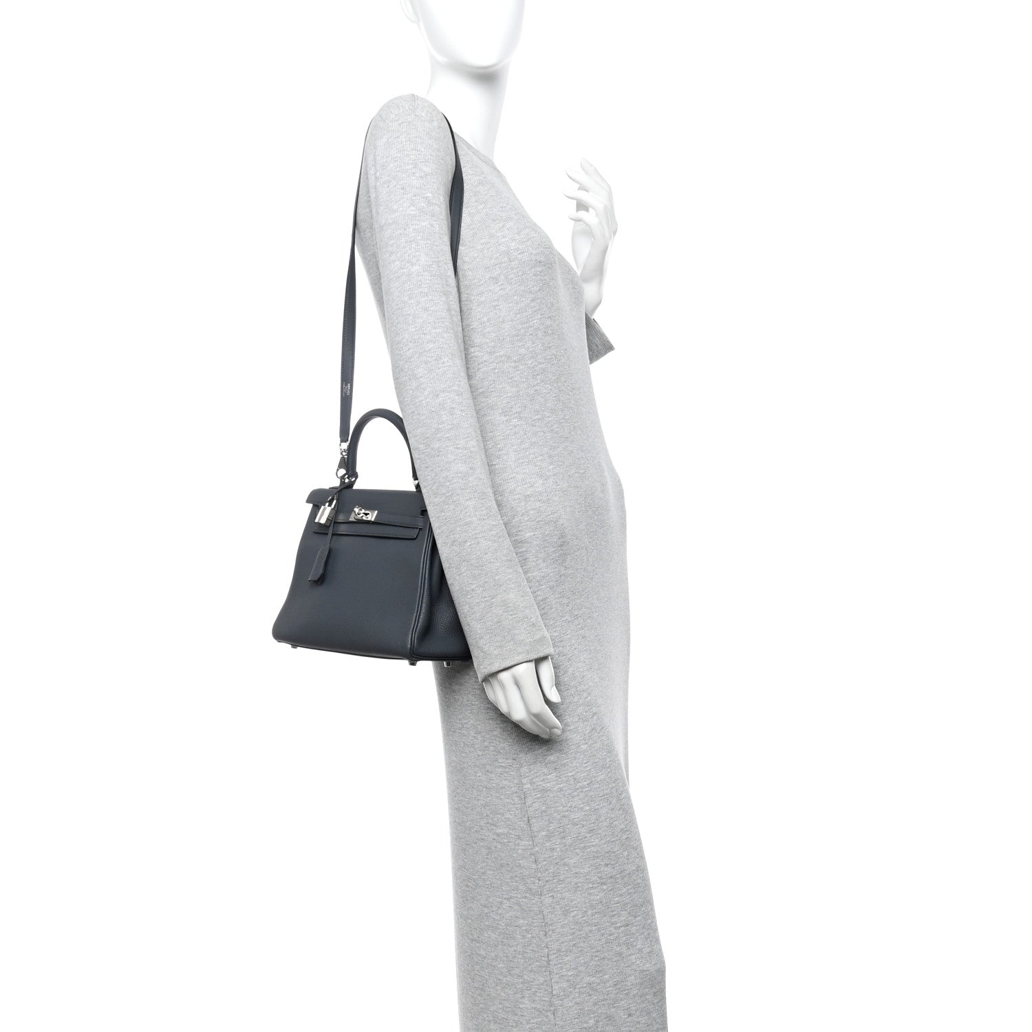 Togo Kelly Retourne 25 Gris Misty