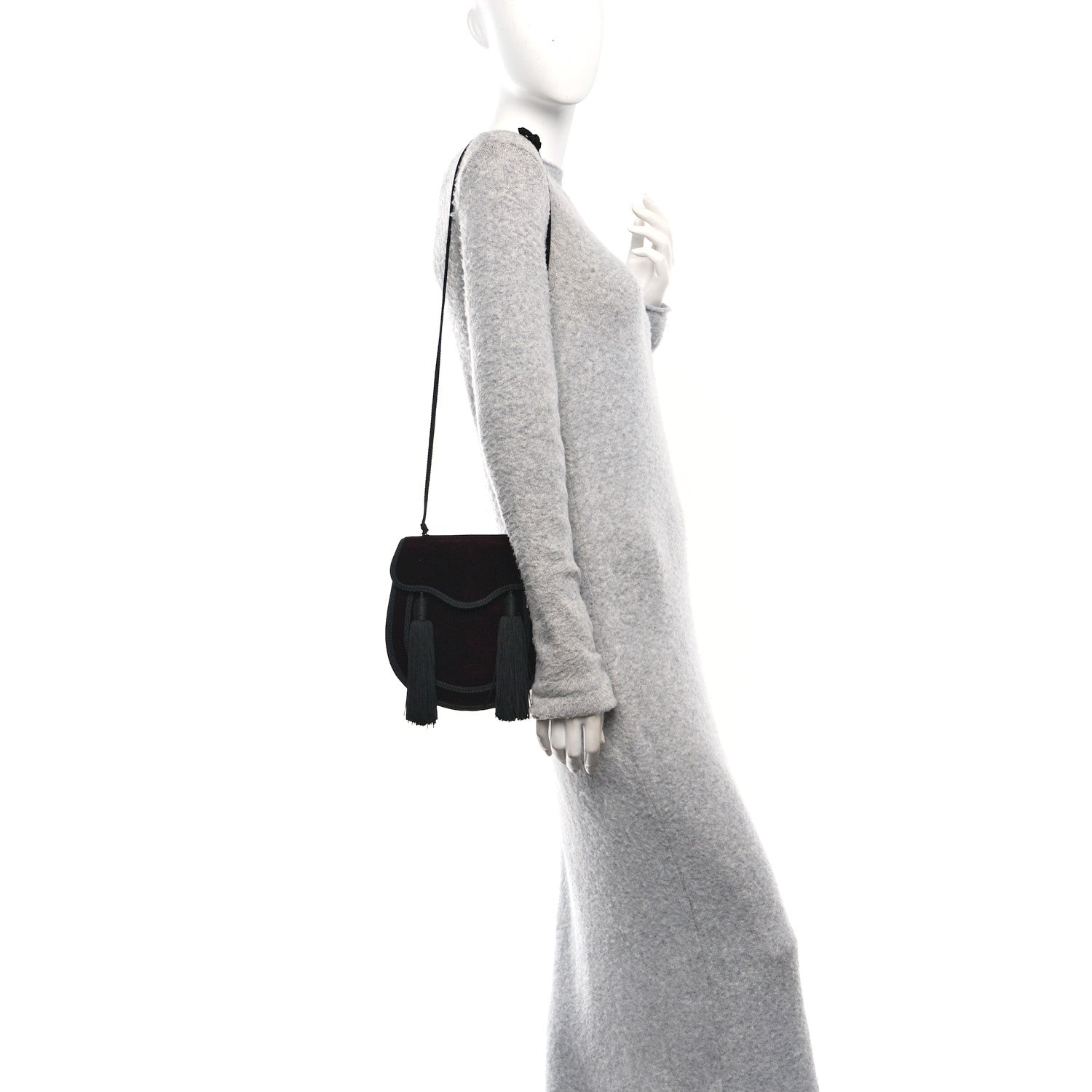 Velvet Opium 2 Crossbody Bag Bordeaux Black
