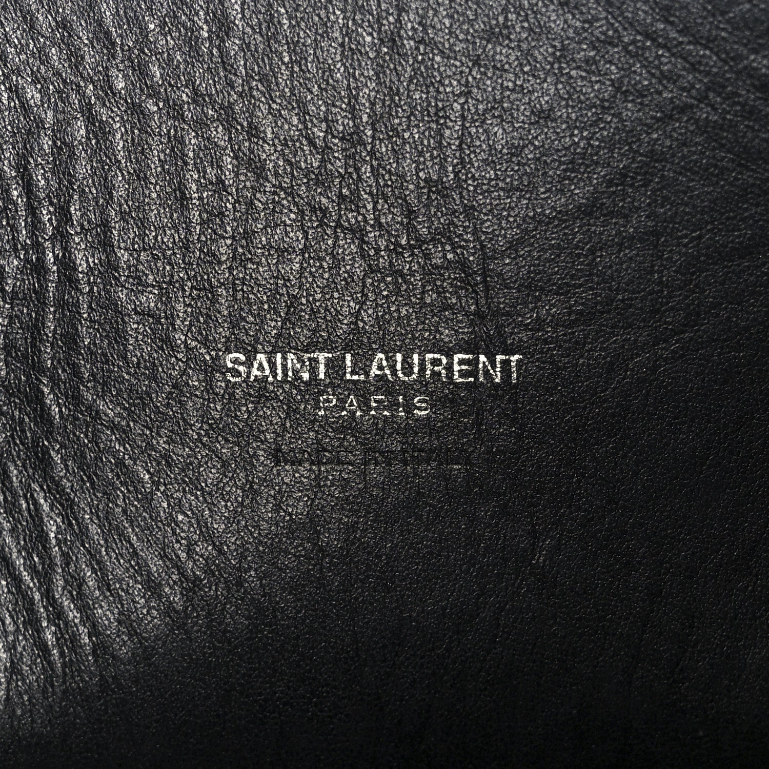 Grained Calfskin Baby Sac De Jour Black