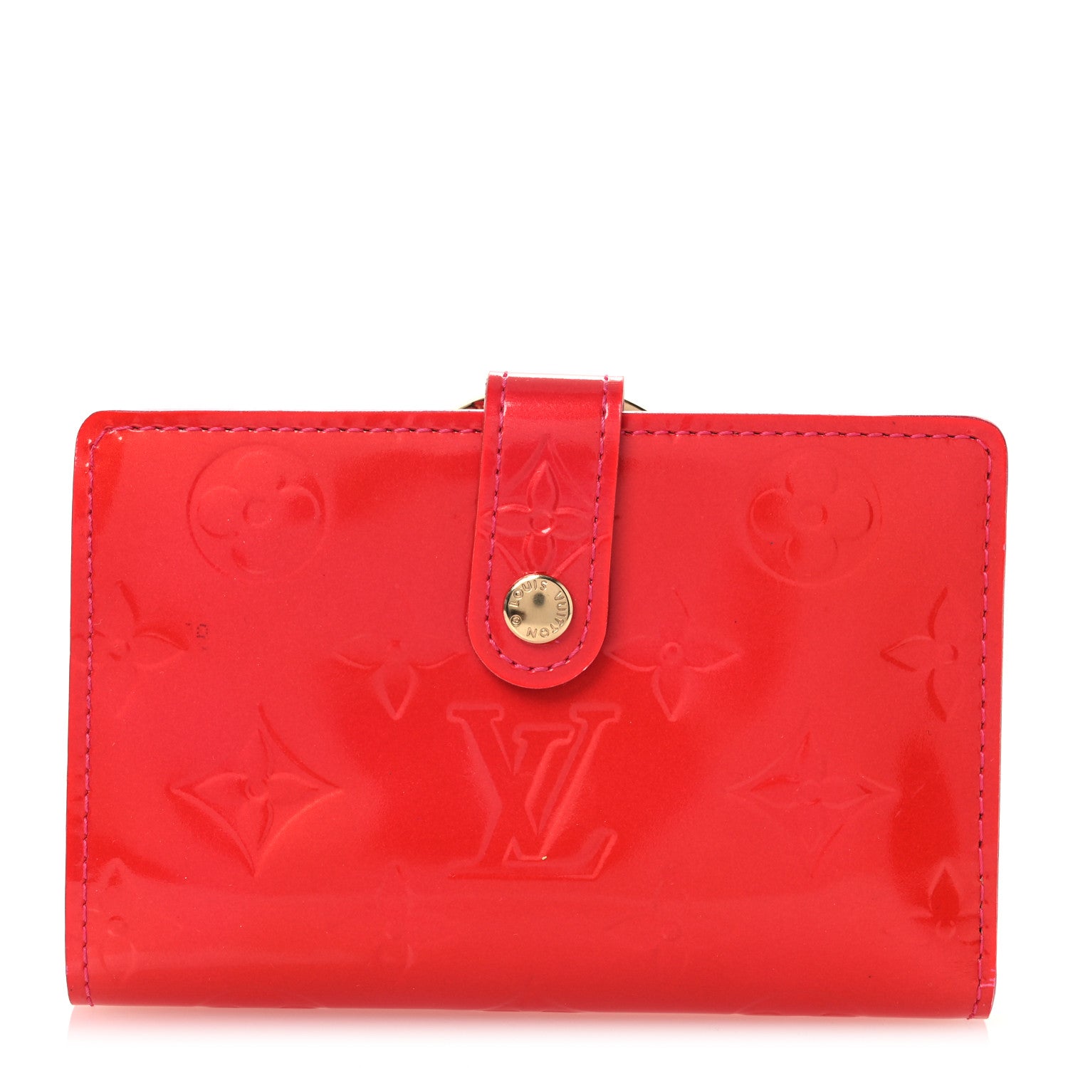 Vernis French Purse Wallet Fuchsia