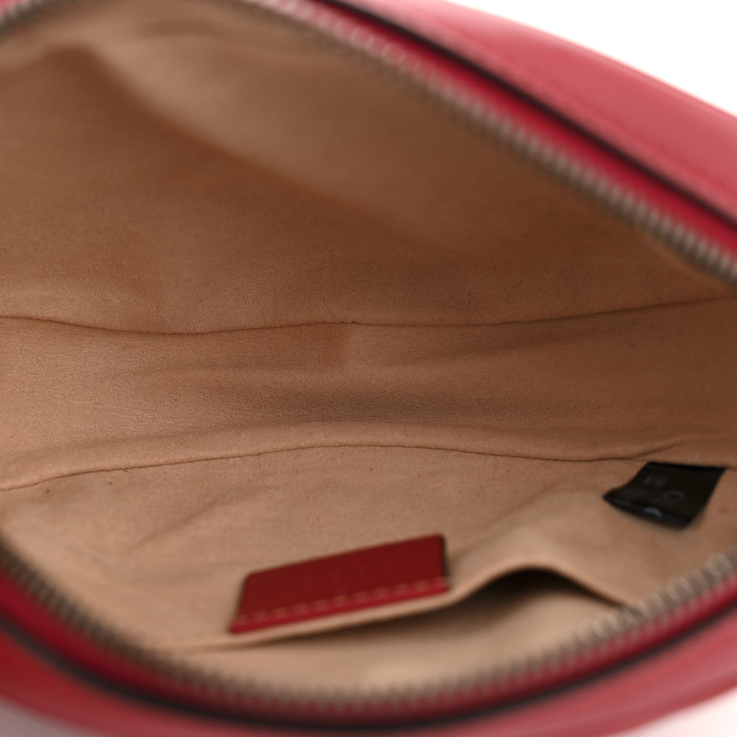 Calfskin Matelasse GG Marmont Belt Bag 75 30 Hibiscus Red