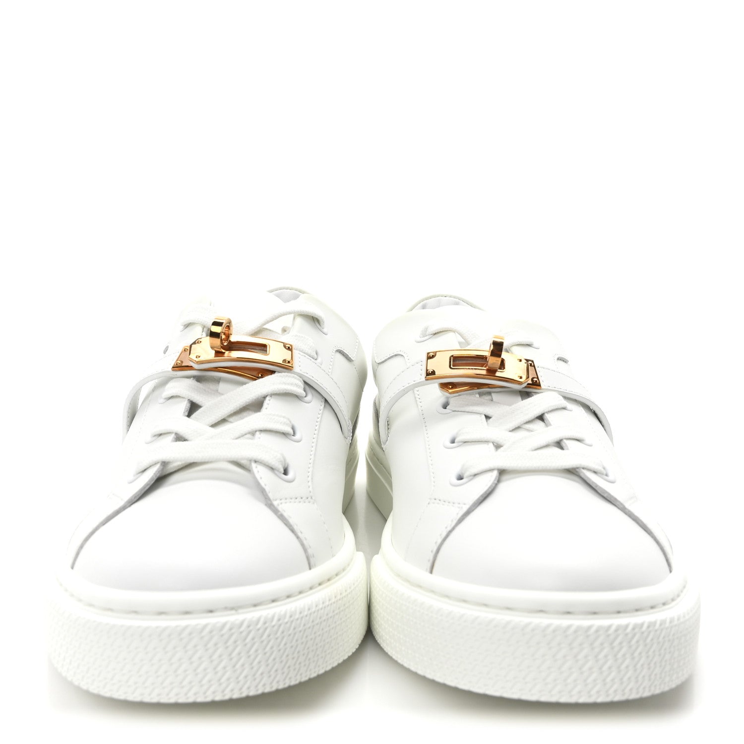 Calfskin Day Sneakers 40 White