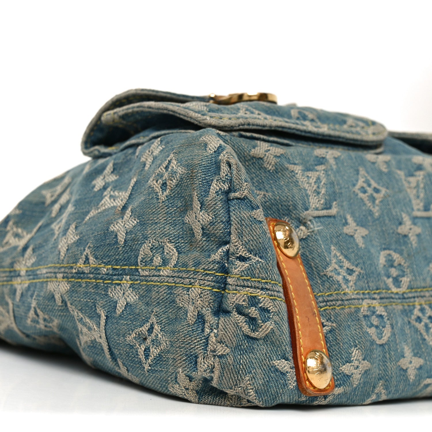 Denim Monogram Baggy GM Blue