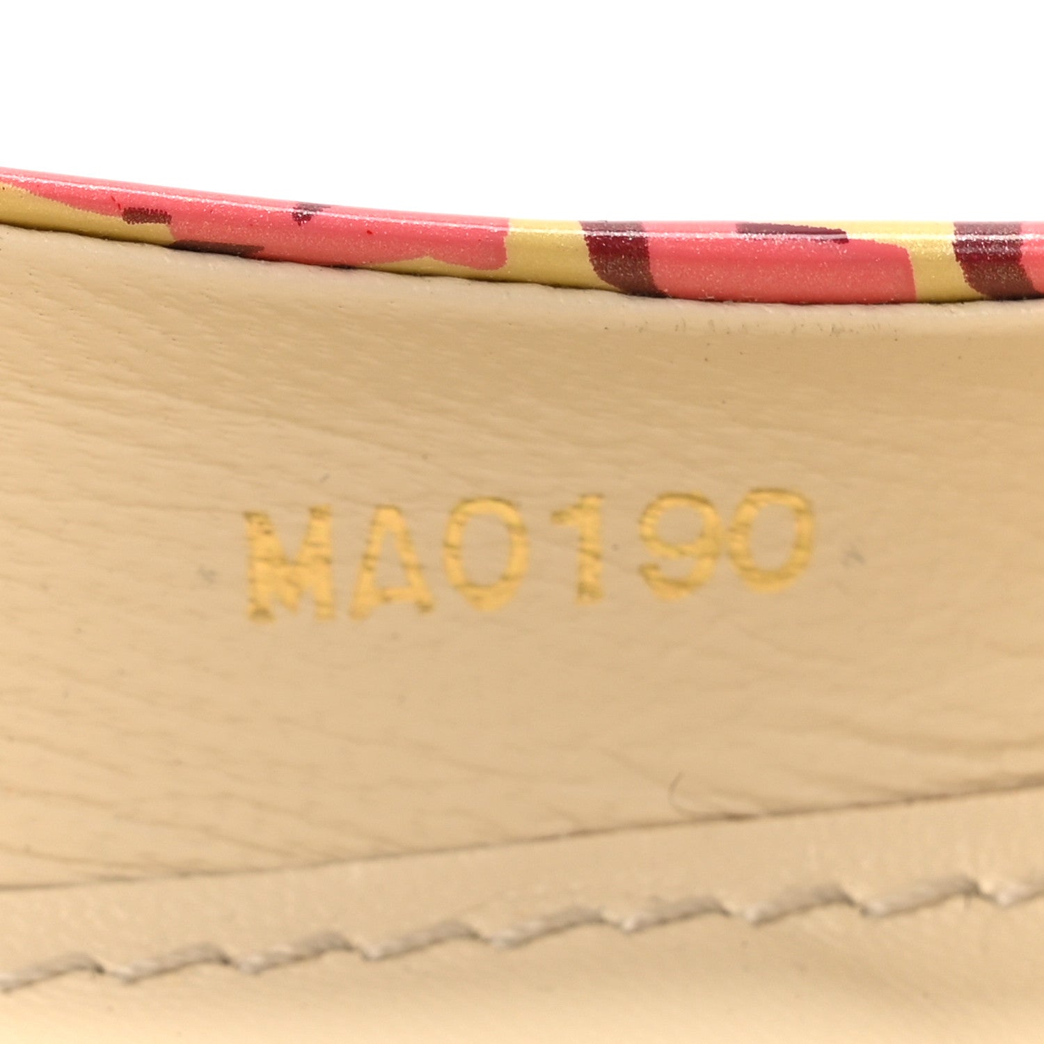 Patent Leopard Ballet Flats 39 Blanc Corail