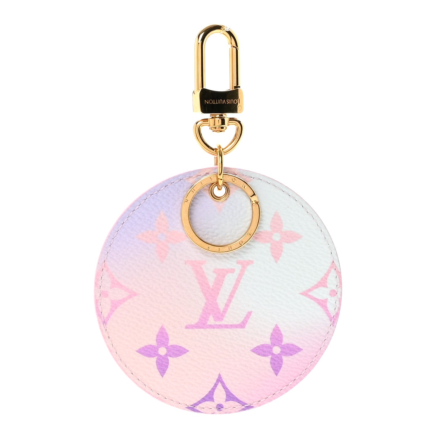 Monogram Giant Spring In The City Bag Charm Key Holder Sunrise Pastel