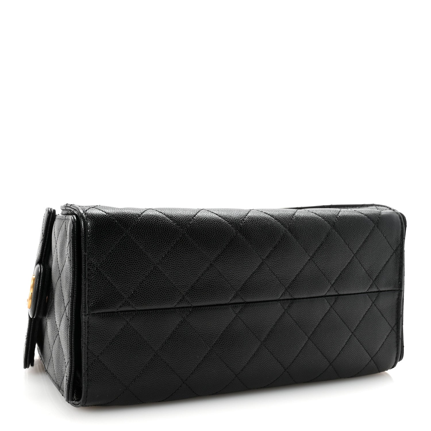Caviar Quilted Small Chanel 25 Handbag Black